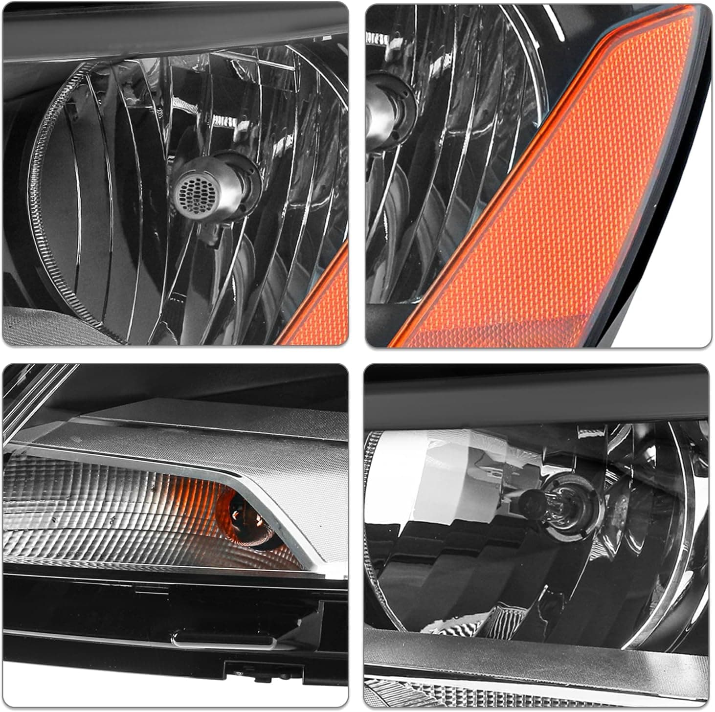 SOCKIR Halogen 6 Pin Headlight Assembly Replacement for 2012-2015 Volkswagen Passat OE Replacement Headlamp Left/Driver Side (LH) - Image 5