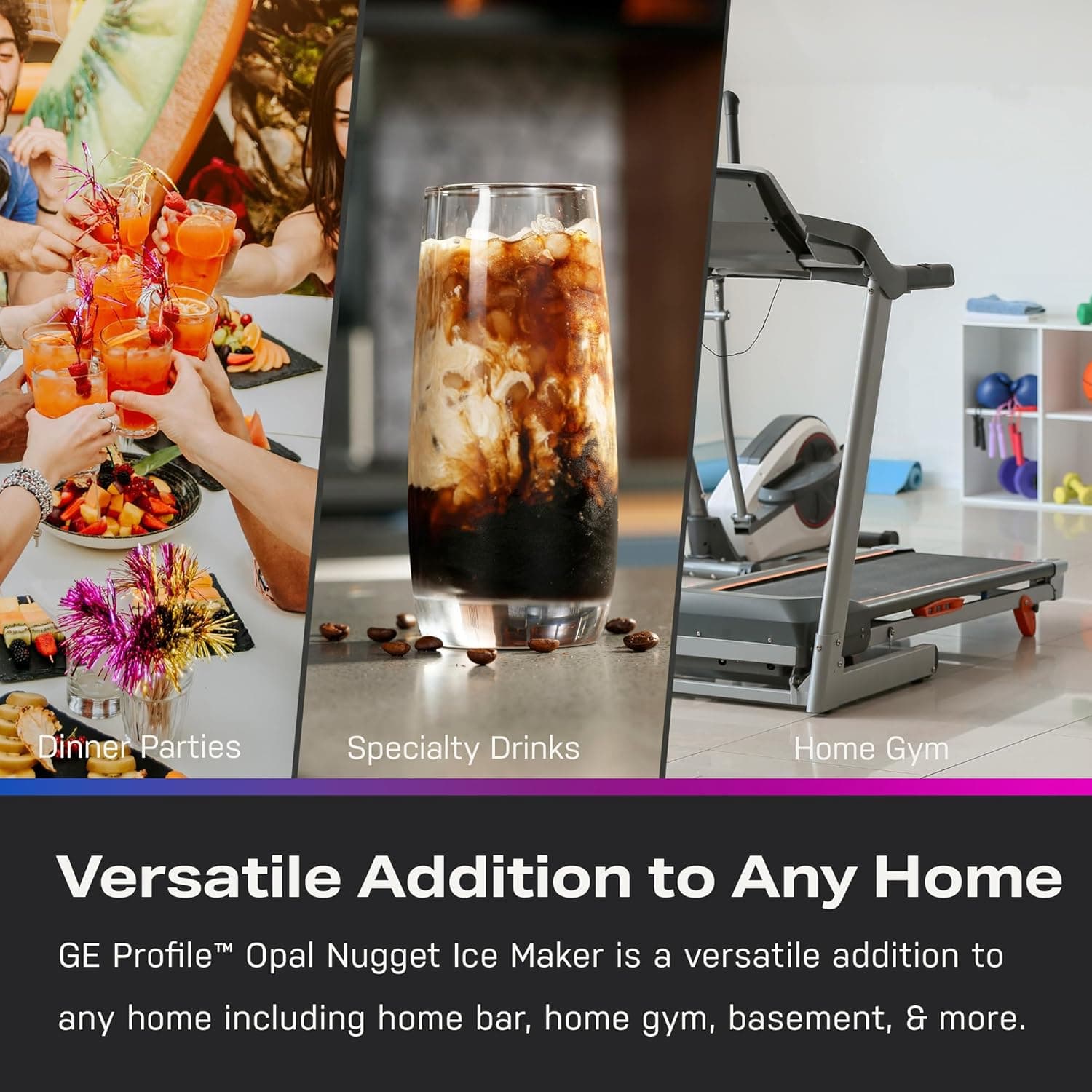 GE Profile Opal 2.0 with 0.75 Gallon Tank, Chewable Crunchable Countertop Nugget Ice Maker, Scoop included, 38 lbs in 24 hours, Pellet Ice Machine with WiFi & Smart Connected, Stainless Steel - Image 10