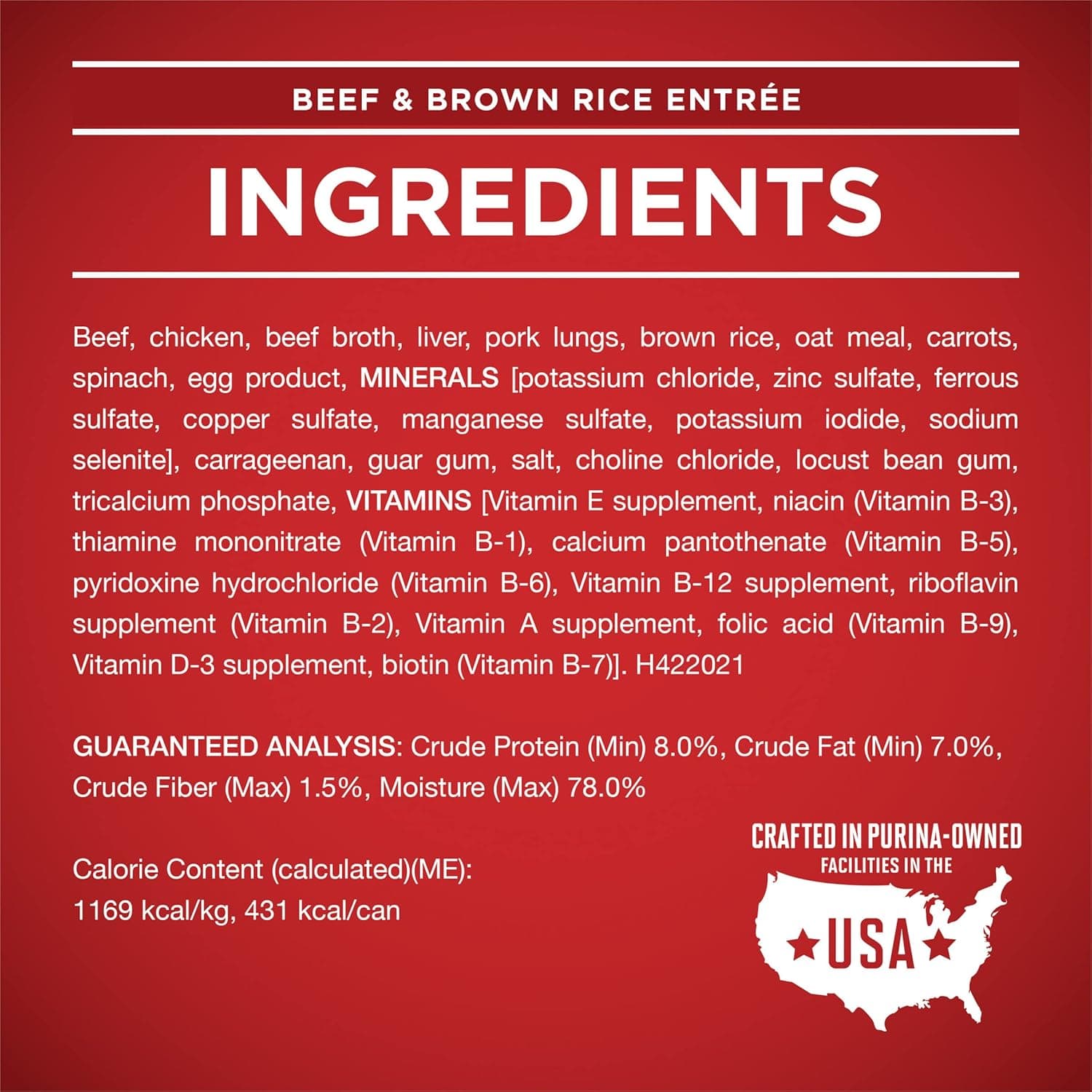Purina ONE Classic Ground Chicken and Brown Rice, and Beef and Brown Rice Entrees Wet Dog Food Variety Pack - (Pack of 6) 13 oz. Cans Chicken, Beef 13 Ounce (Pack of 6) - Image 14