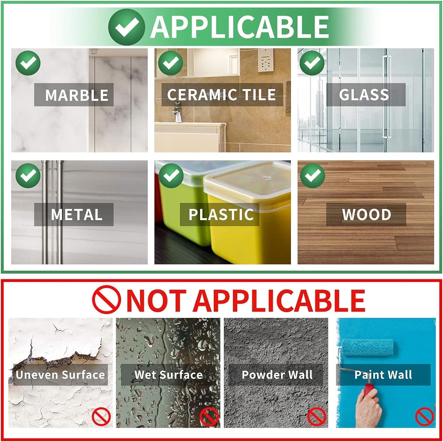 EZlifego Double Sided Tape Heavy Duty, Nano Double Sided Adhesive Tape, Clear Mounting Tape Picture Hanging Adhesive Strips (9.85FT) 9.85 Feet - Image 7