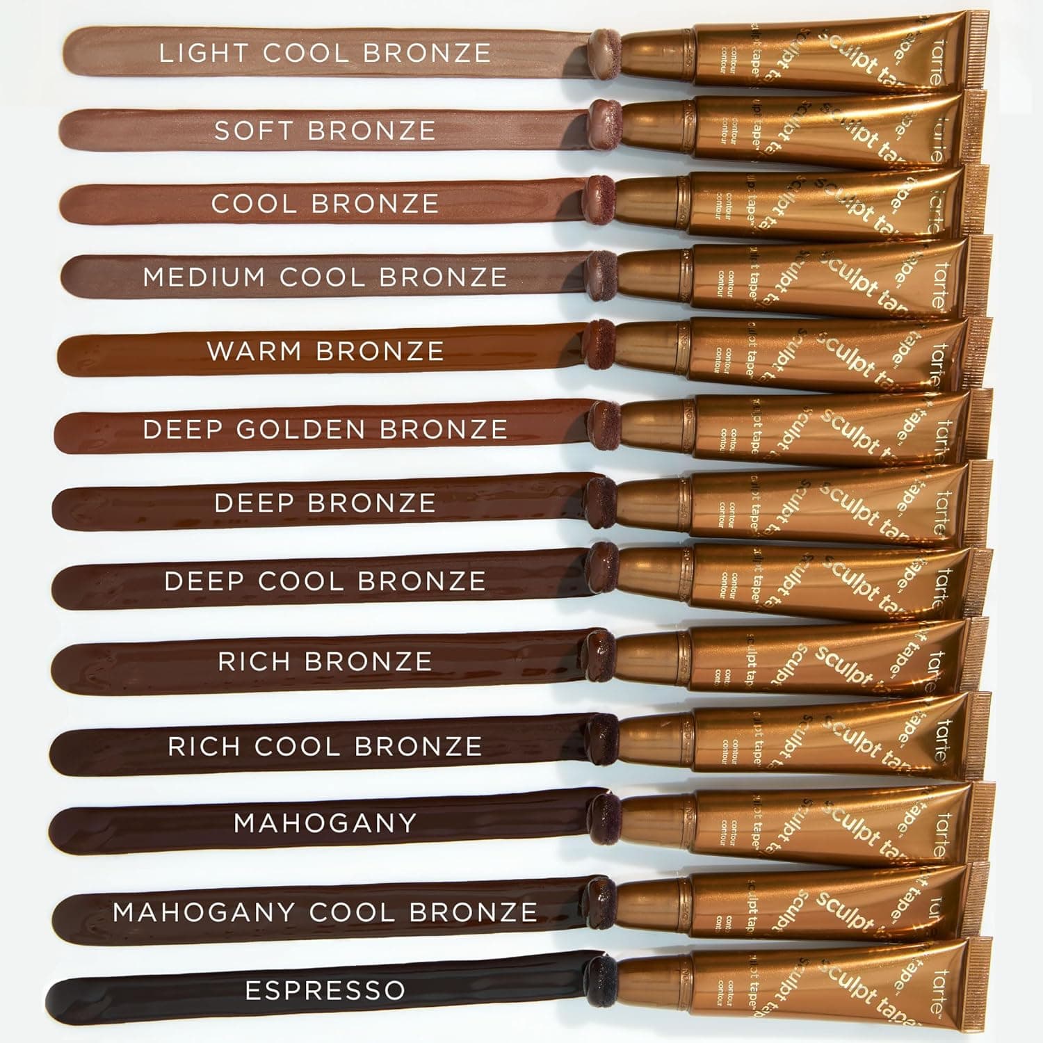 tarte sculpt tape contour – Lightweight Cream Bronzer with Shea Butter for Blendable, Buildable Contour & Natural Looking Sculpted Glow, Vegan & Cruelty Free cool bronze Full Size - Image 4