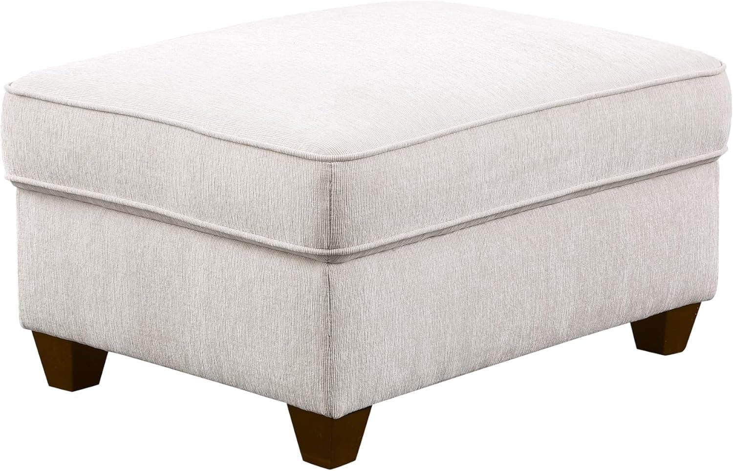 127" L-Shaped Sectional Couch with Movable Ottoman & 6 Throw Pillows,7 Seat Chenille Upholstered Sofa W/2 Cup Holder,USB Port & Hidden Storage Box,DIY Combination,for Living Room,Apartment,Beige Beige-2 127" - Image 12