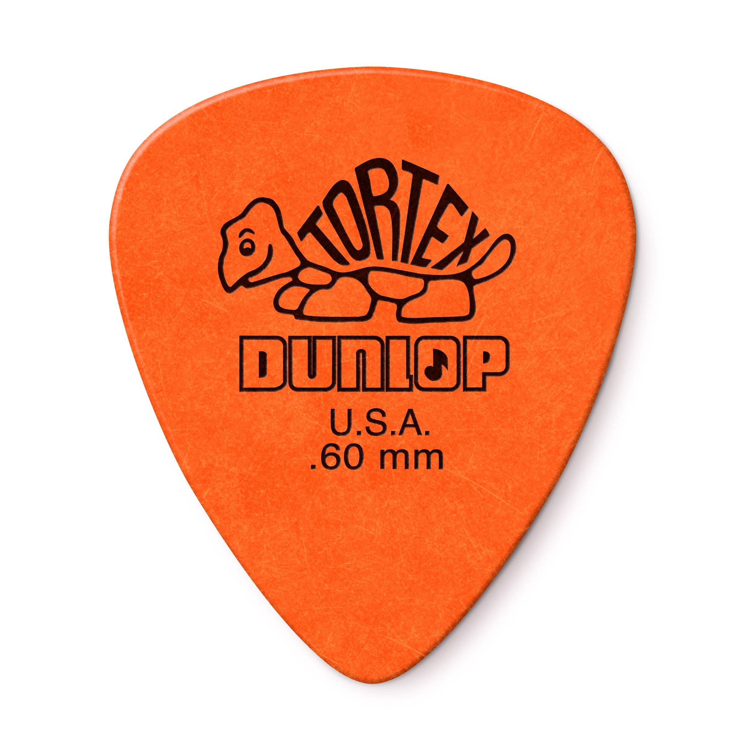 Jim Dunlop Tortex Standard Pick .60MM - 12 Pack 12 Pack 0.60mm Orange