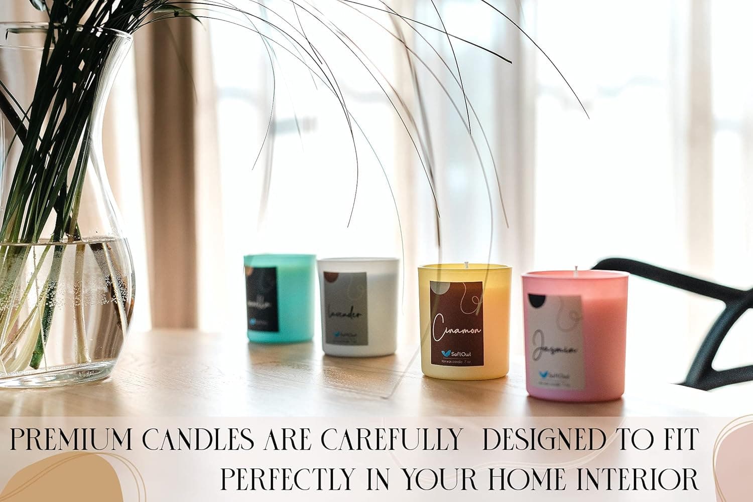 SoftOwl Premium Soy Candle Making Kit - Full Set - Soy Wax, Big 7oz Jars & Tins, 7 Pleasant Scents, Color Dyes & More - Perfect as Home Decorations - DIY Starter Scented Candles Making Kit - Image 4