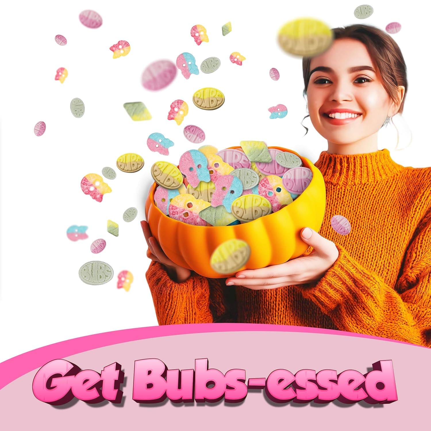 Bubs Swedish Candy Mix - Authentic Sweet and Sour Swedish Gummies - 1 Pound of Godis From Sweden - Big Ovals, Dizzy Skulls, Tutti Frutti and More - Foam Candy - Packed in a Candynavia Sweden Bag - Image 5