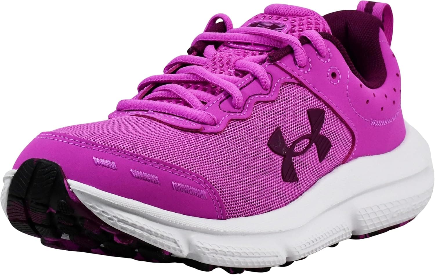 Under Armour Women's Charged Assert 10 Shoes 8.5 Vivid Magenta/Vivid Magenta/Purple Gemini - Image 2