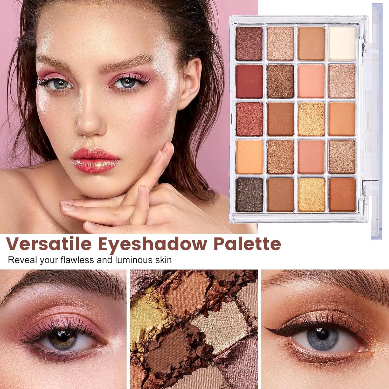 All in One Makeup Kit, Makeup Kit for Women Full Kit, Make Up Gift Set for Women, Makeup Essential Bundle Includes Foundation Eyeshadow Palette Concealer Lipstick Eyeliner Mascara Cosmetic Brush Set - Image 10