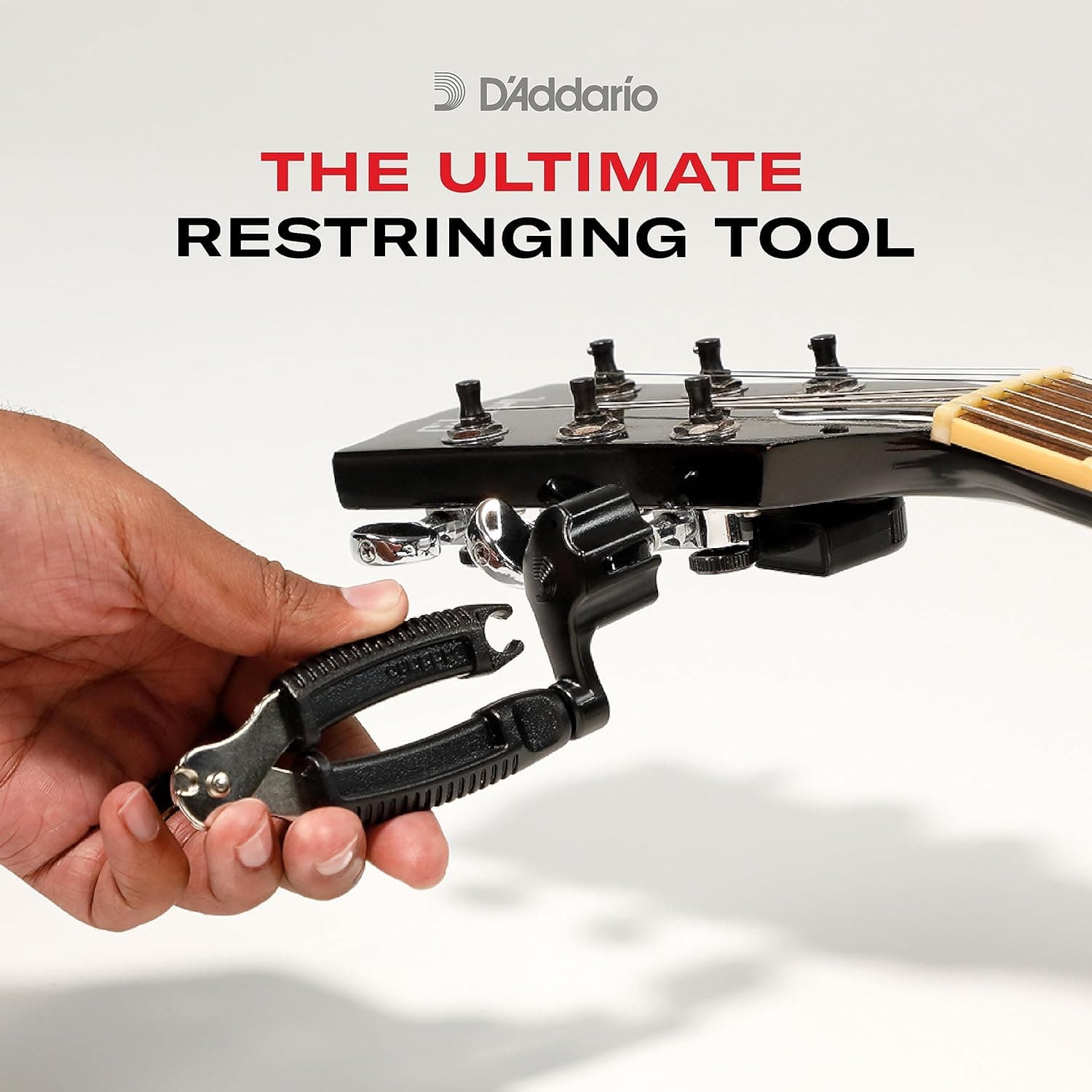 D'Addario Accessories Pro-Winder Dụng Cụ Quay Dây Guitar, Cắt Dây, Kéo Chốt Cầu - Dụng Cụ Guitar Tất Cả Trong Một - Màu Đen - Image 4
