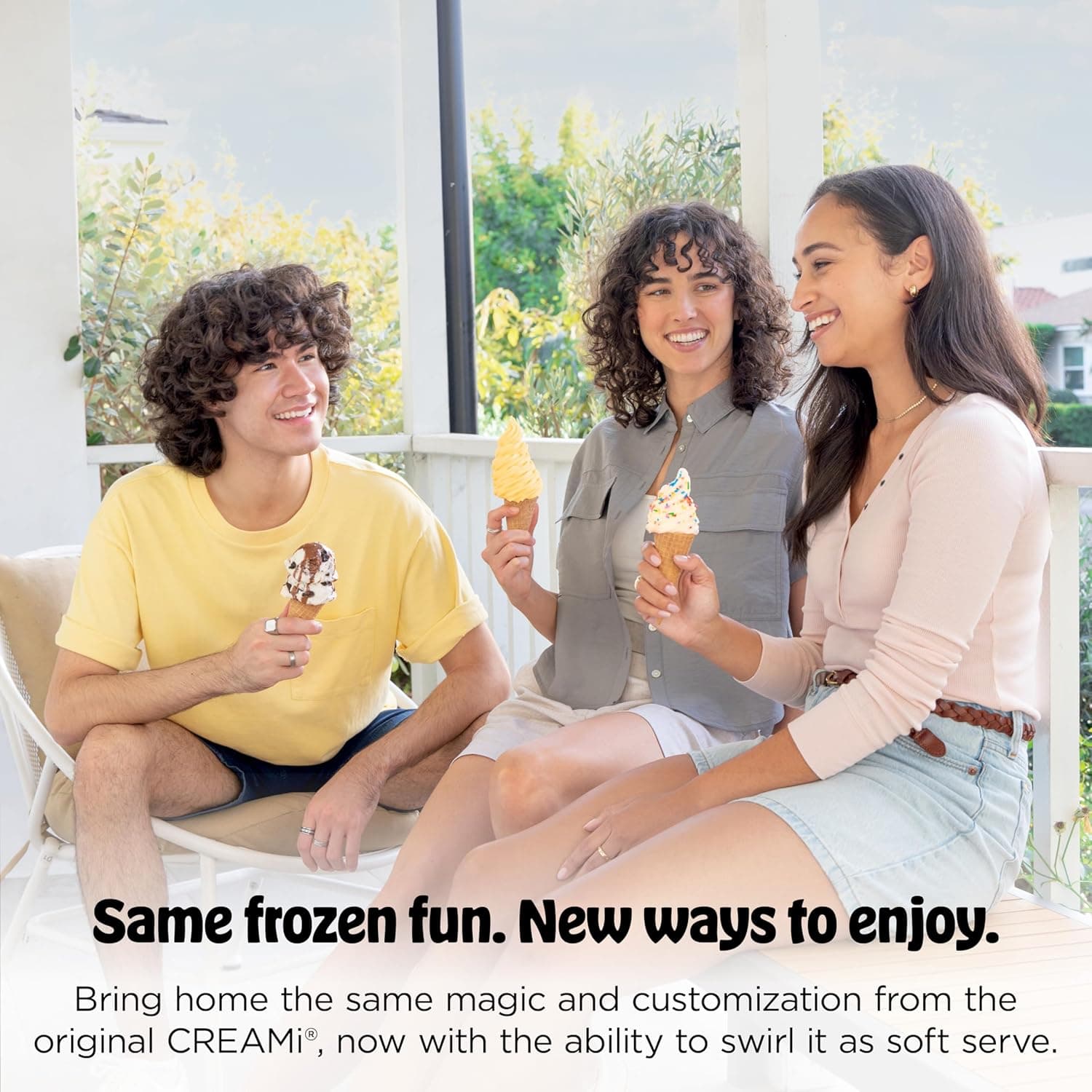 Ninja CREAMi Scoop & Swirl Ice Cream and Soft Serve Maker, Sorbet, Milkshake, Frozen Yogurt, Low Calories Program & More, 13-in-1, Soft Serve Handle & (2) CREAMi 2-in-1 16oz Pints, NC701 CREAMi Swirl - Image 14