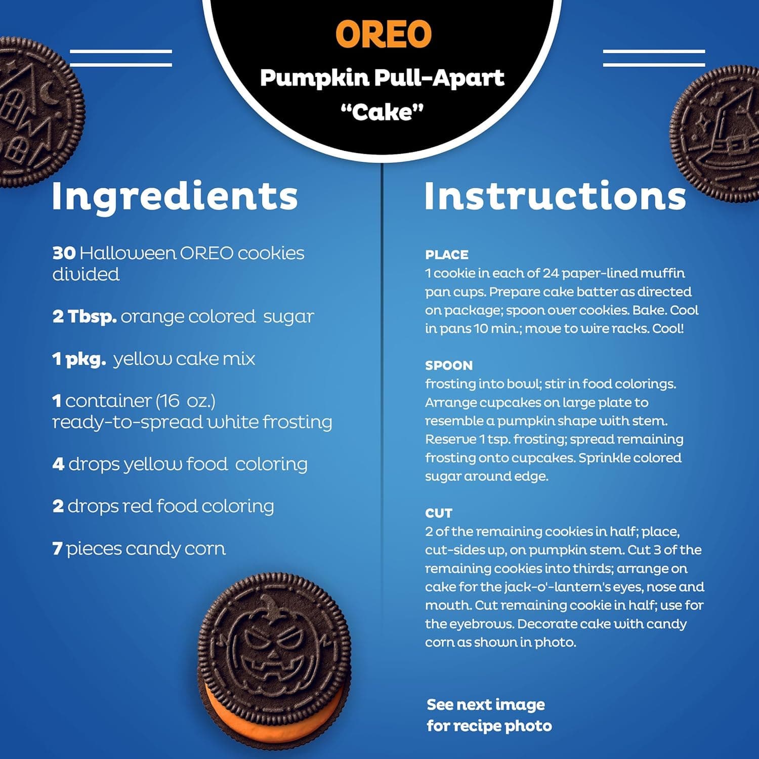 OREO Orange Creme Chocolate Sandwich Cookies, Limited Edition, Halloween Cookies, 18.71 oz Orange crème chocolate sandwich 18.71 Ounce (Pack of 1) - Image 9