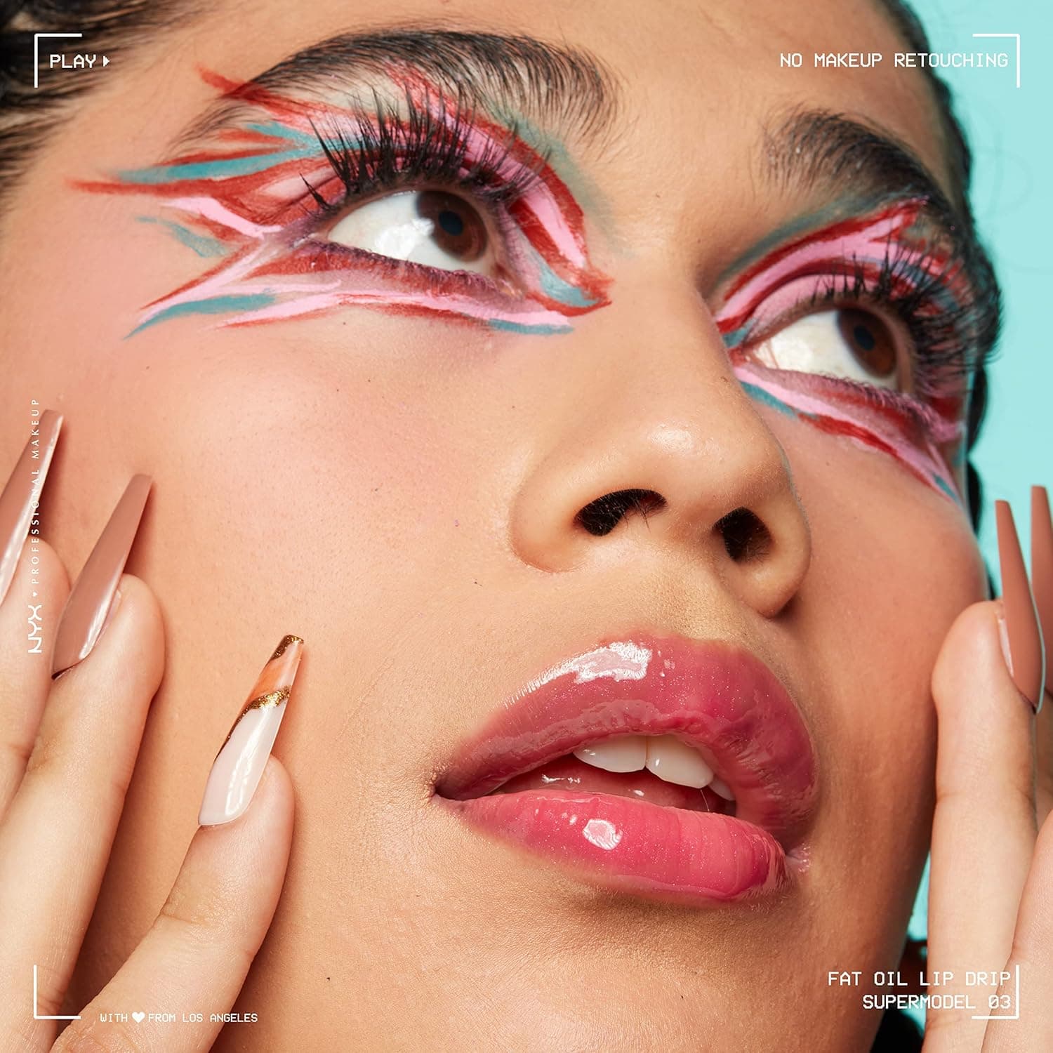 NYX PROFESSIONAL MAKEUP Fat Oil Lip Drip, Moisturizing Lip Oil Gloss, Vegan Tinted Formula, Up to 12 HR Hydration - Supermodel (Shimmering Magenta) 03 Supermodel 0.16 Fl Oz (Pack of 1) - Image 9