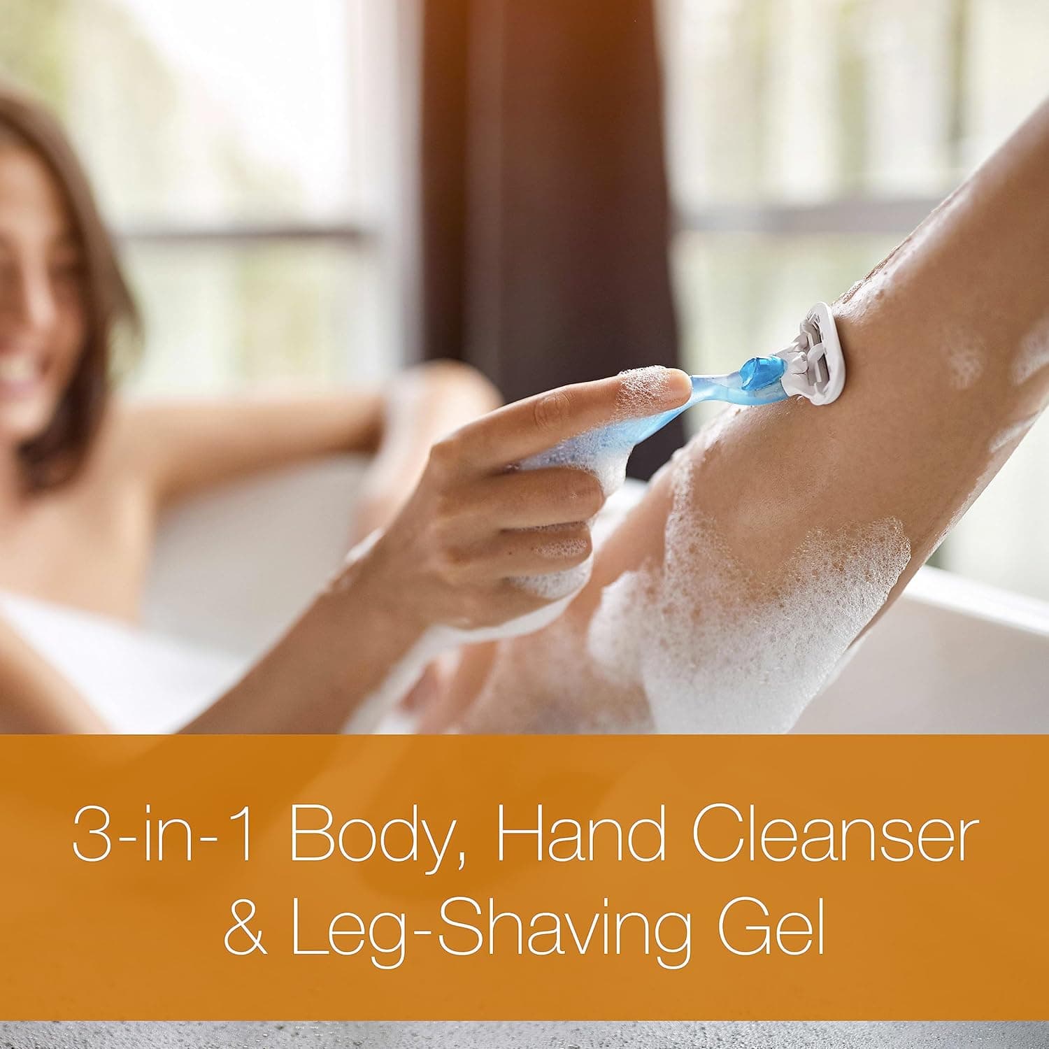 Neutrogena Rainbath Cleansing Shower & Bath Gel, Daily Moisturizing Body Wash Cleanser & Shaving Gel for Men & Women, Clean-Rinsing Creamy Lather for Softer & Smoother Skin, Original Scent, 32 fl.Oz - Image 7