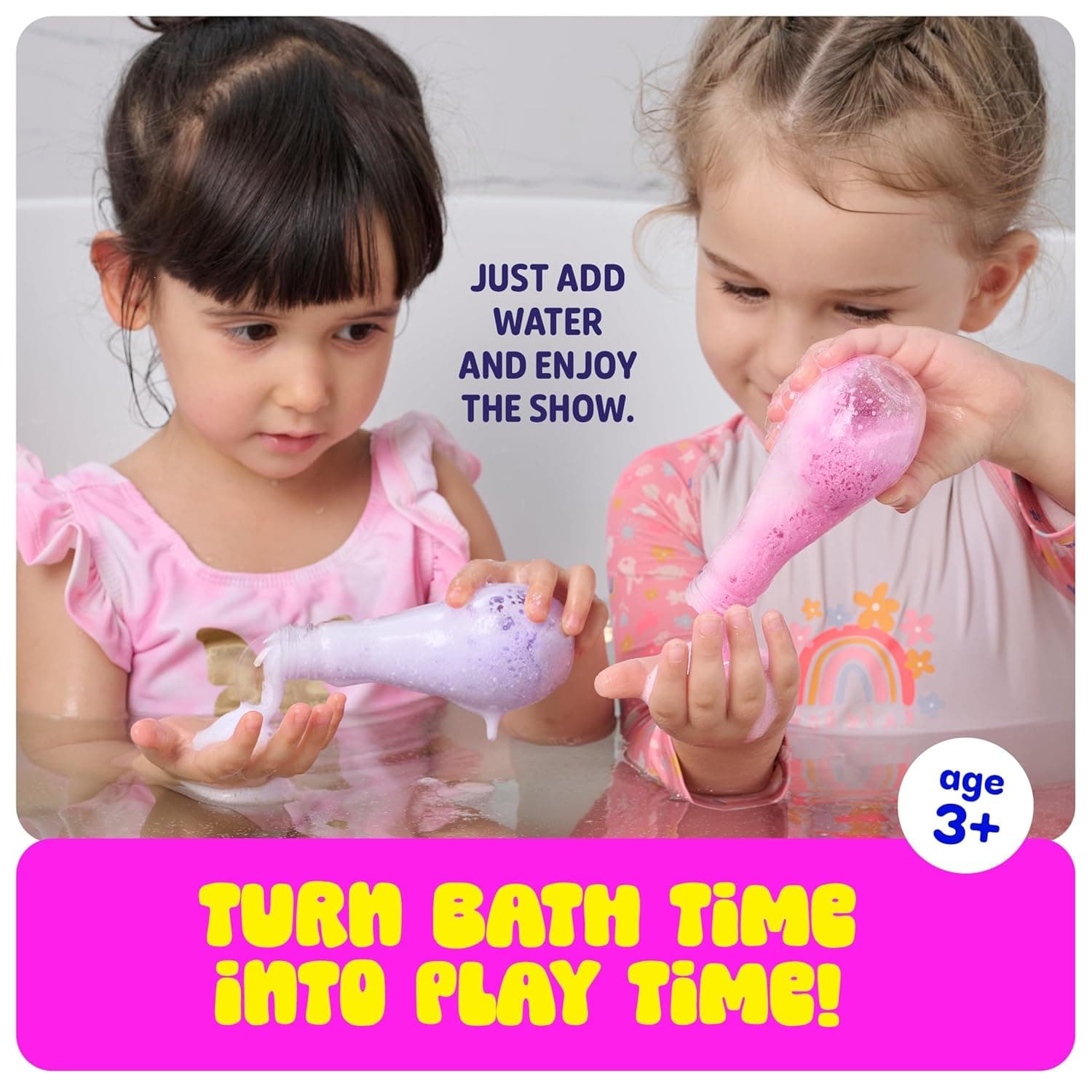 Tubby Tots Bath Potion Kits for Kids - 6 Pk - Bath Bombs for Kids - Toddler Bubble Foam Colors Fizzies - Bathtub Toys for Kid Ages 4-8 Years Old - Science Soap Potions Kit Age 3 4 5 6 7 8 - Non Toxic - Image 8