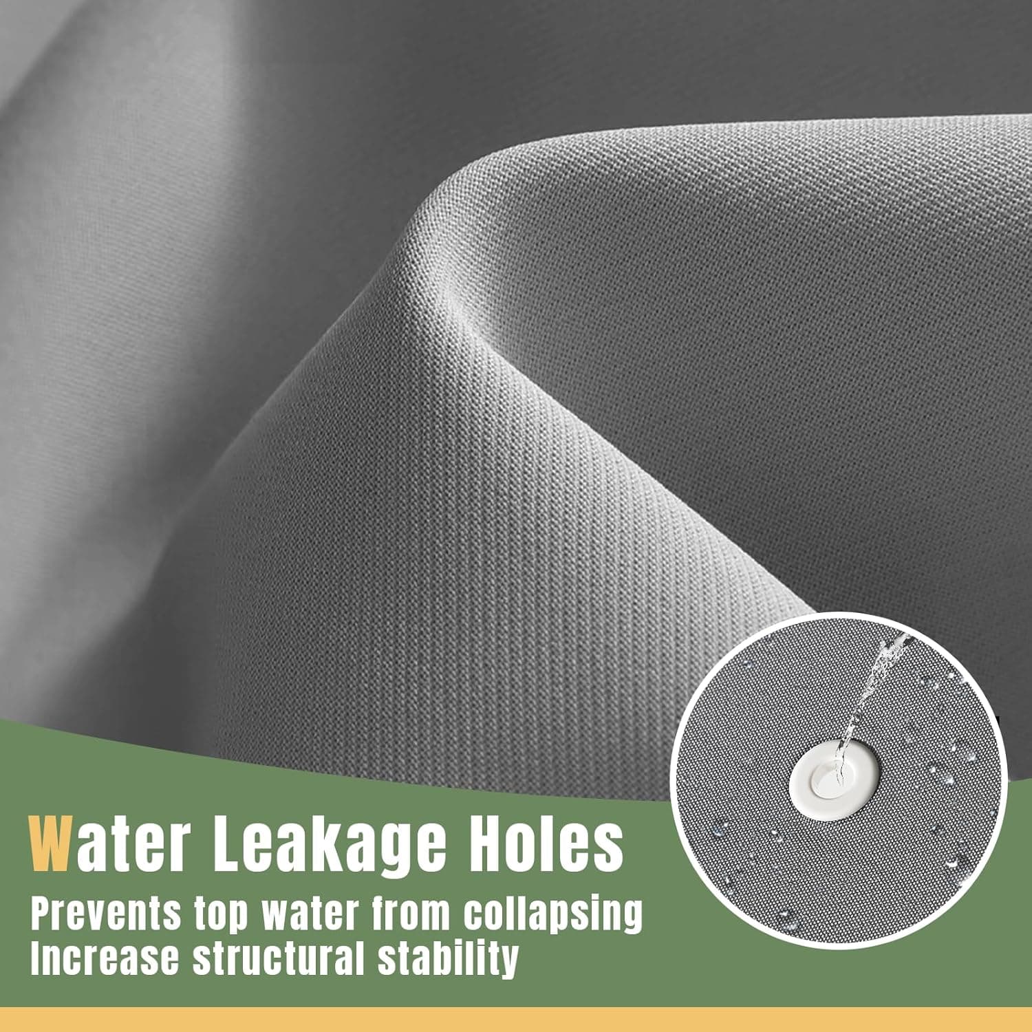 AOXUN Outdoor Gazebo for Patio 10x12, Metal Frame Canopy with Double Roofs, Heavy Duty Party Tent and Shelter with Mosquito Netting and Privacy Screen for Backyard, Lawn, Garden, Deck 10 X 12 Gray - Image 4