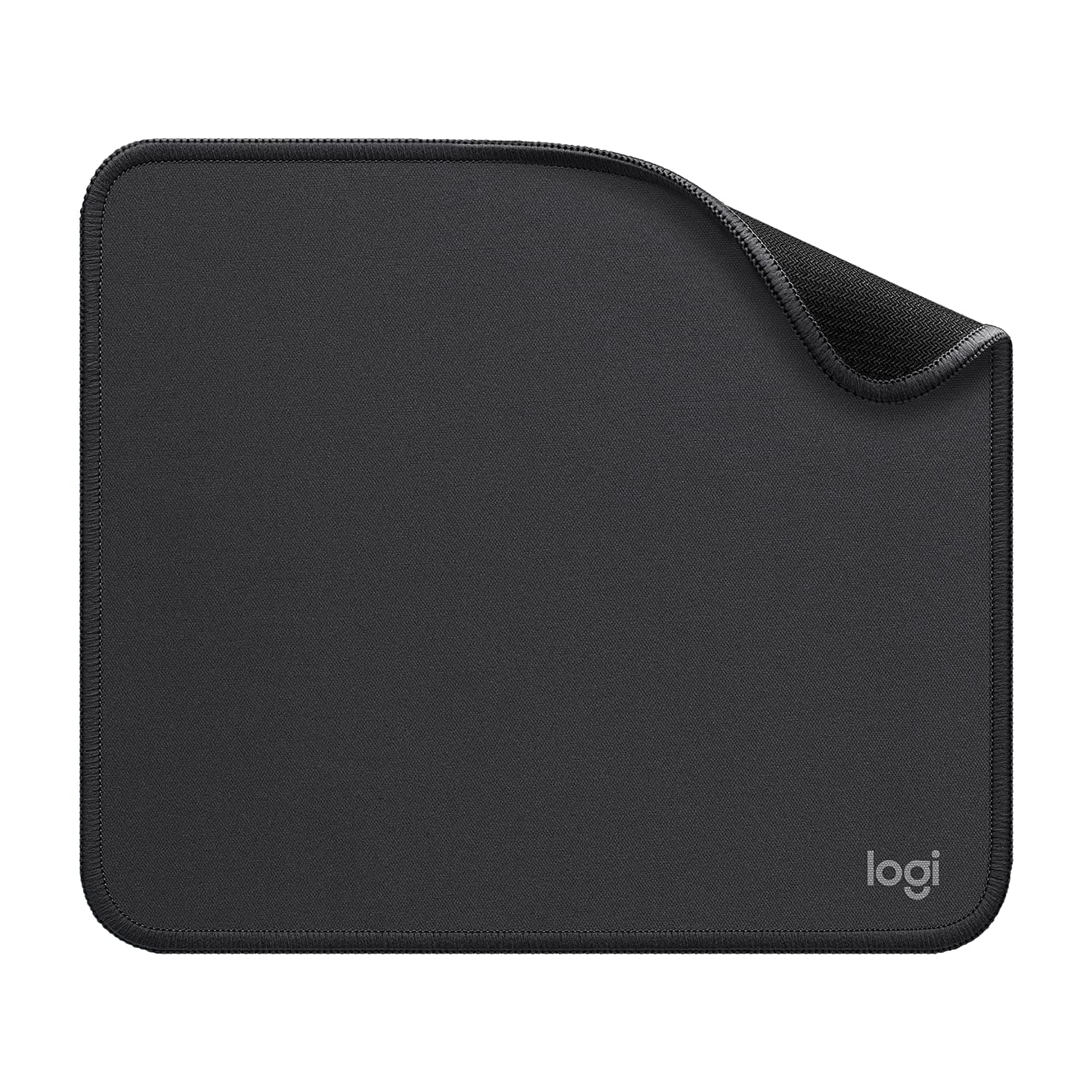 Alfombrilla para Mouse Logitech - Serie Studio, Mat para Mouse con Base de Goma Antideslizante, Deslizamiento Fácil, Superficie Resistente a Derrames, Materiales Duraderos, Portátil, en un Diseño Moderno y Fresco, Grafito