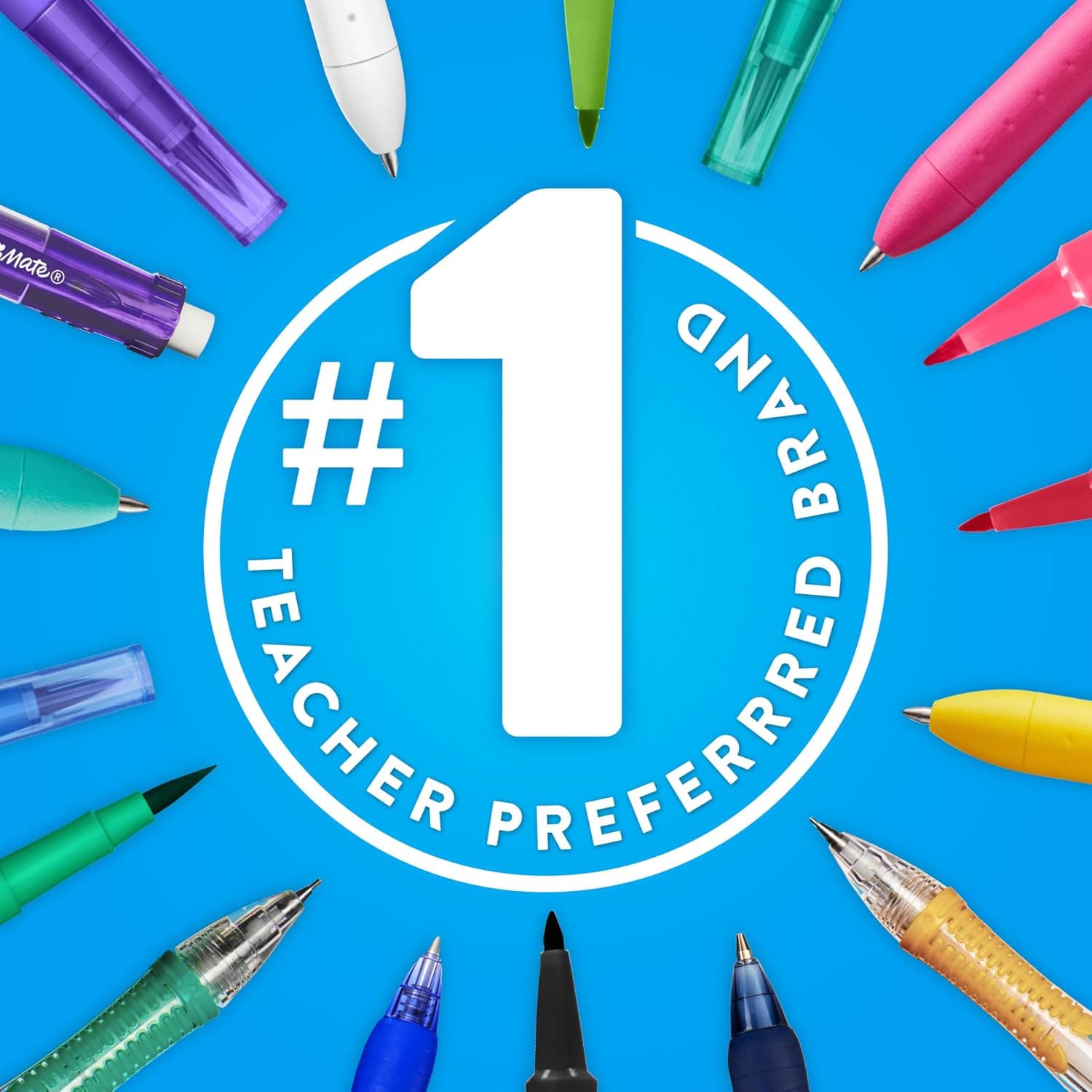 Paper Mate Flair Felt Tip Pens, Medium Point (0.7mm), Assorted Colors, 12 Count - For Arts & Crafts, Note-Taking, Journaling, School Supplies for Teachers & Students - Image 7