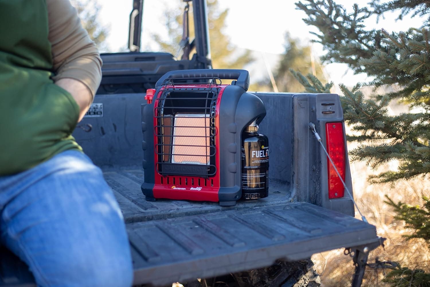 9,000 BTU Portable Buddy Radiant Propane Heater Red Heater - Image 16