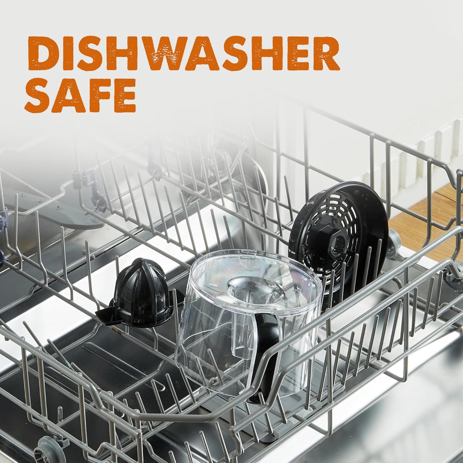 Elite Gourmet ETS623 BPA-Free Electric Citrus Juicer, Compact, Large Volume, Pulp Control, Oranges, Lemons, Limes, Grapefruits with Easy Pour Spout, 24oz, Black/Stainless Steel - Image 8