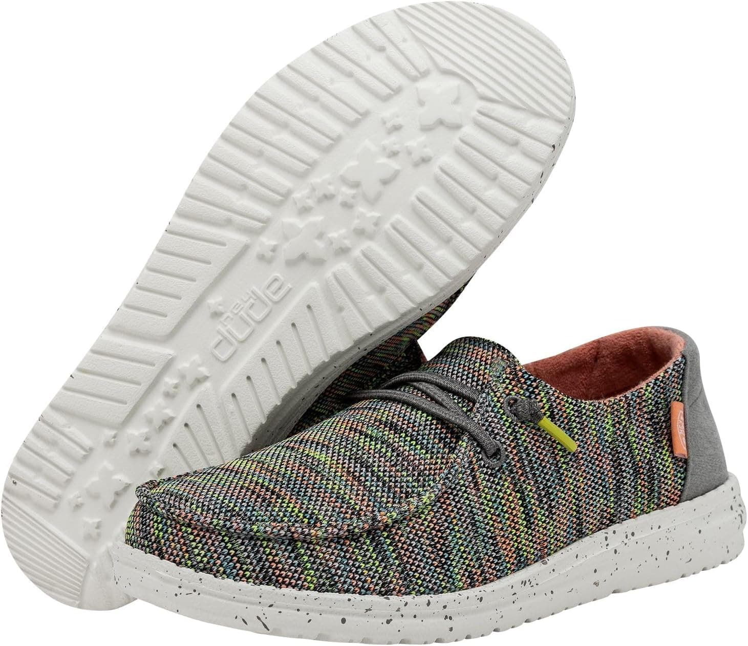 Hey Dude Wendy Sox| Women's Shoes | Women Slip-on Loafers | Comfortable & Light-Weight 7 Peacock Pink - Image 4