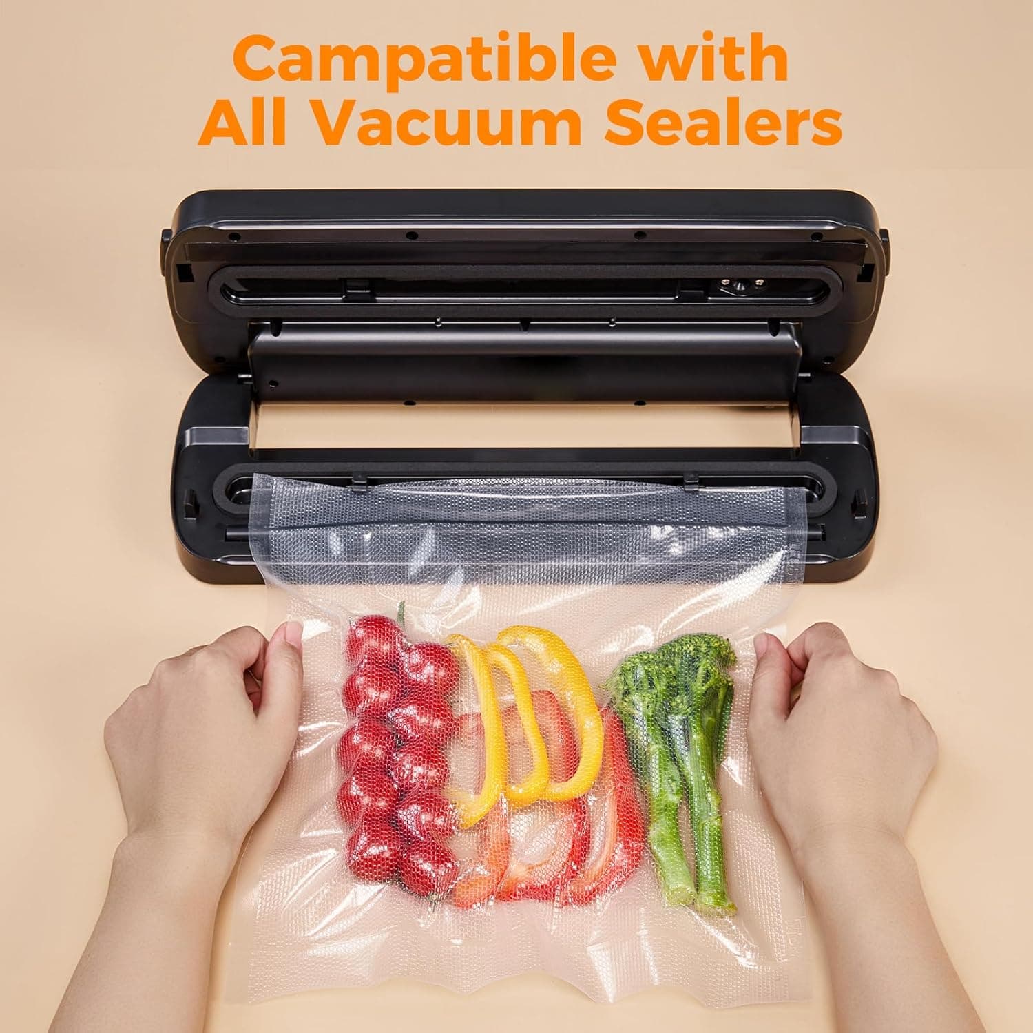 Wevac Vacuum Sealer Bags 11x50 Rolls 2 pack for Food Saver, Seal a Meal, Weston. Commercial Grade, BPA Free, Heavy Duty, Great for vac storage, Meal Prep or Sous Vide - Image 5