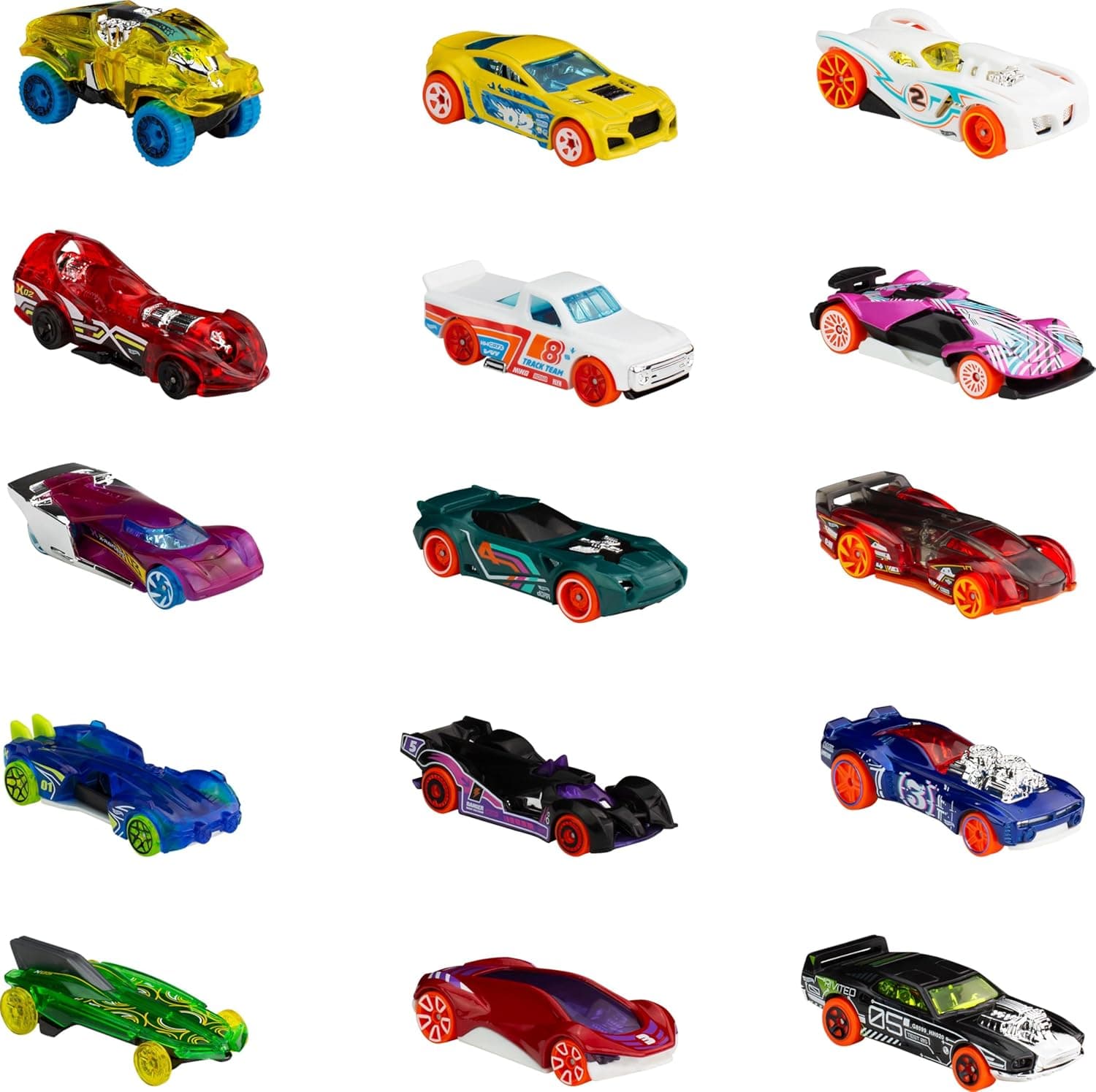 Hot Wheels Toy Cars or Trucks 5-Pack Bundle, 3-Themed Sets of 5 1:64 Scale Die-Cast Vehicles for Kids & Collectors, 15 Total (Styles May Vary) - Image 8