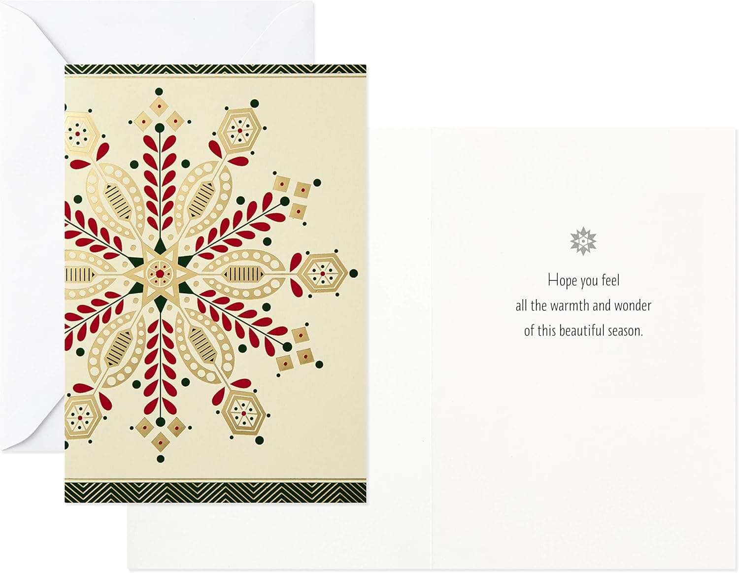 Image Arts Hallmark Christmas Boxed Cards Assortment, Elegant Icons (4 Designs, 24 Cards with Envelopes) Elegant Icons Holiday Assortment - Image 6