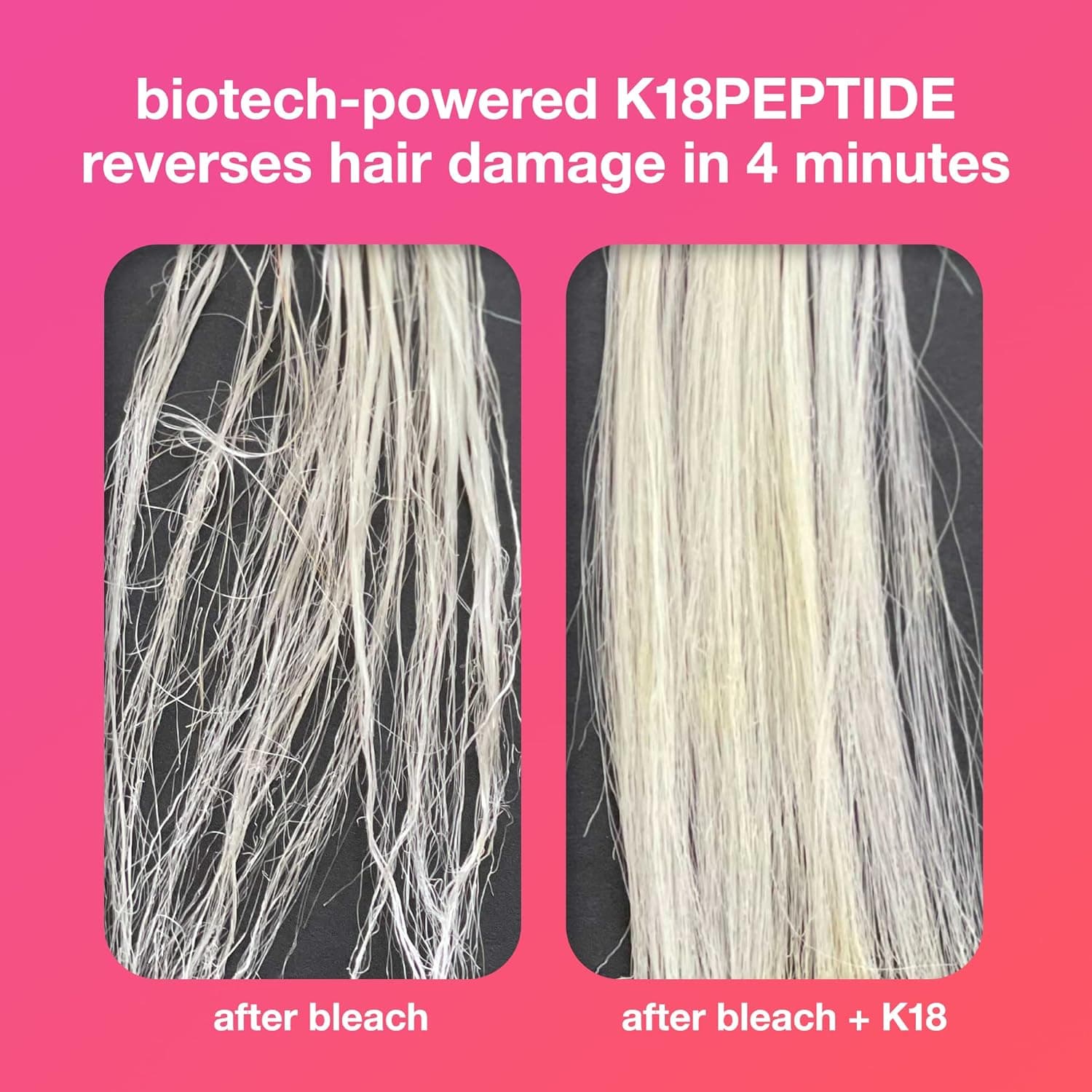 K18 Leave-In Molecular Hair Mask, Repairs Dry or Damaged Hair, Reverse Hair Damage from Bleach, Color, Chemical Services & Heat 0.51 Fl Oz (Pack of 1) - Image 4