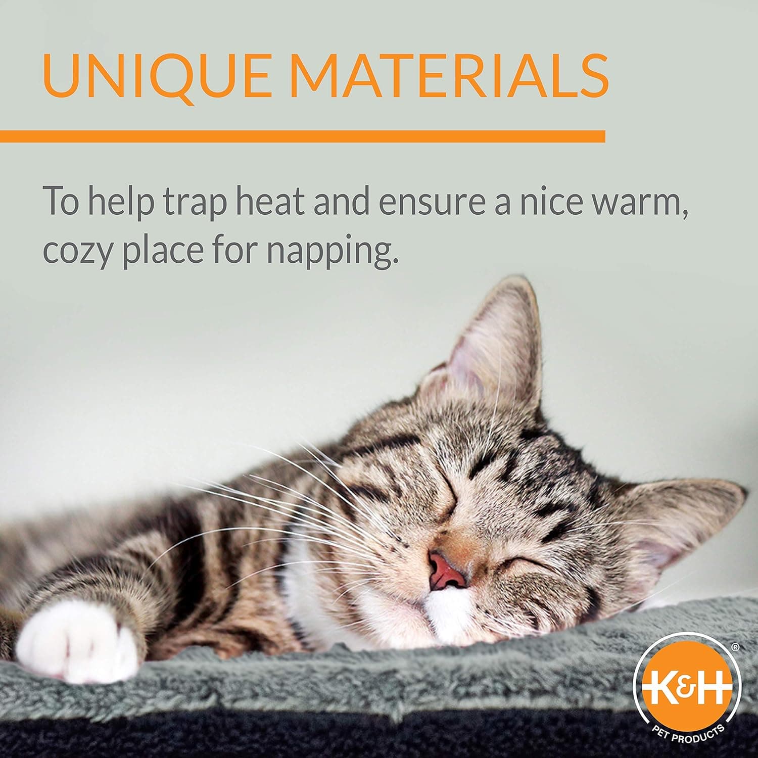 K&H PET PRODUCTS Self-Warming Cat Bed Pad, Self Heating Pad for Outdoor Cat Houses, Warming Mat for Indoor Pet Beds & Furniture, Reversible Blanket, Washable - Small 21 X 17in Oatmeal/Chocolate 21 X 17 Inches Recyclable Box Oatmeal/Chocolate - Image 7