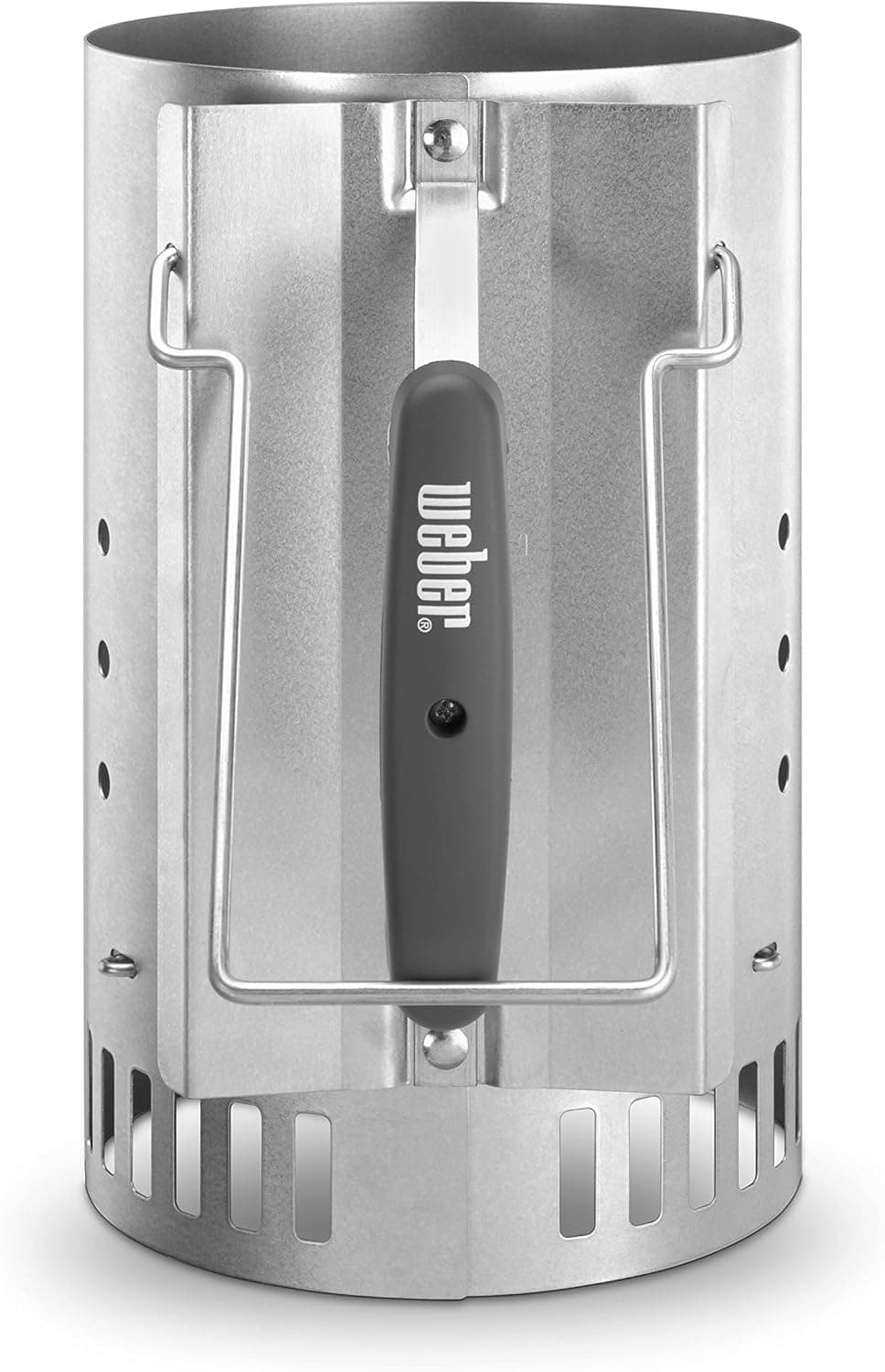Weber Rapidfire Chimney Starter, Standard, Silver Chimney Only Standard - Image 3
