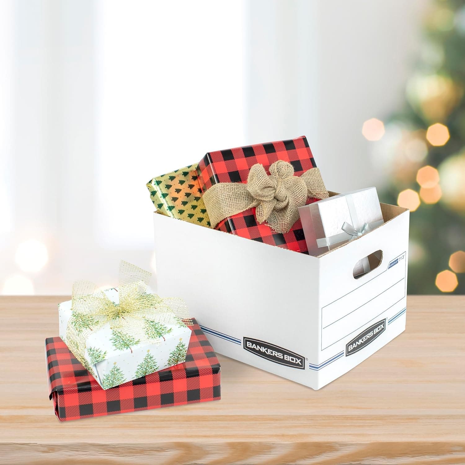 Bankers Box 12 Pack Standard Duty File Storage Boxes, Standard Assembly, Removable Lid, Letter/Legal (0071301) - Image 7