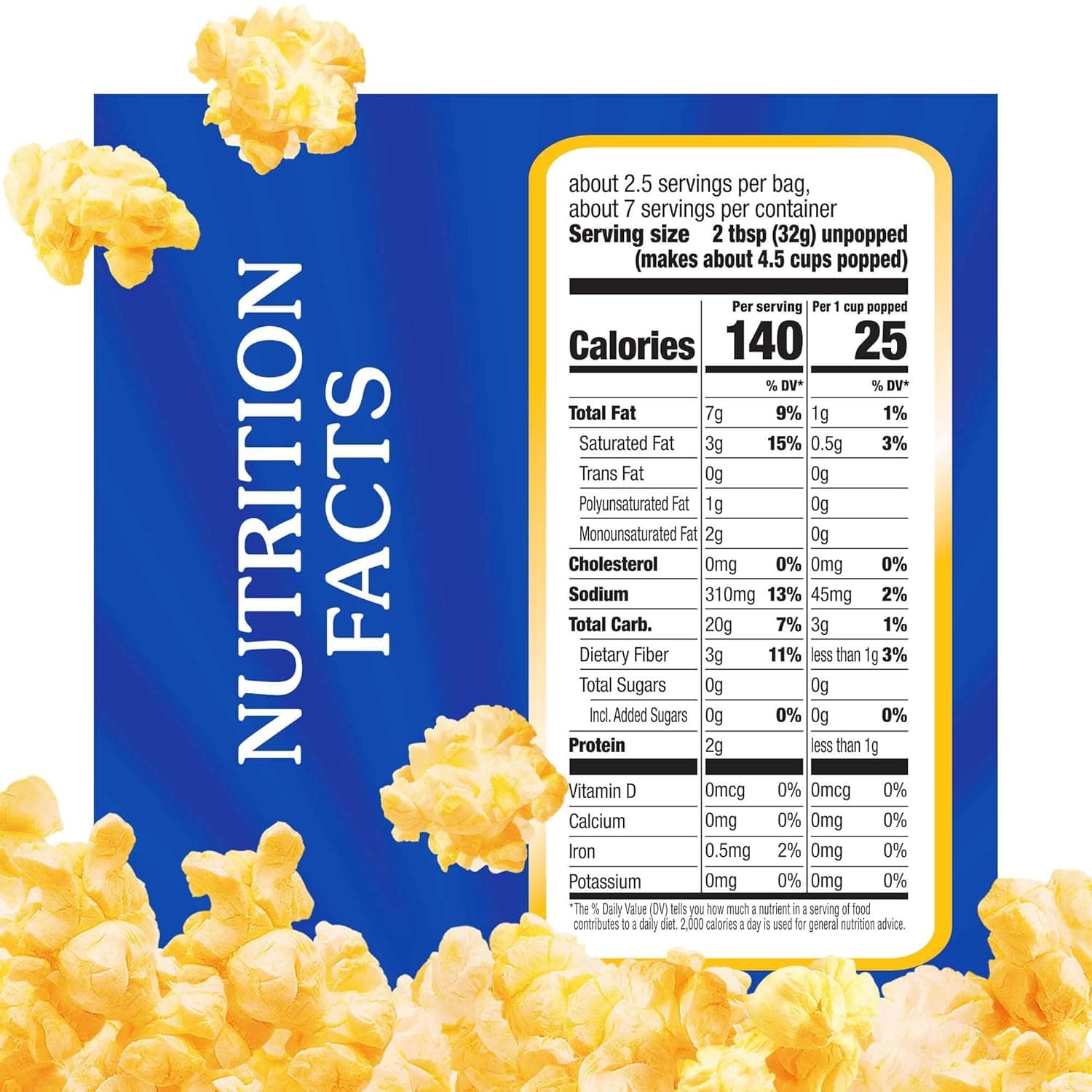 Act II Butter Lovers Microwave Popcorn, Movie Night Supplies, 2.75 oz., 3-Count Bags Butter 8.25 Ounce (Pack of 1) - Image 3
