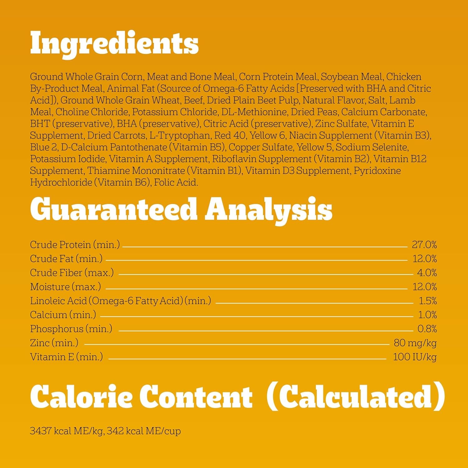 Pedigree Dry Dog Food for Adult Dogs, High Protein, Beef and Lamb Flavor, 18 lb. Bag Beef & Lamb 18 Pound (Pack of 1) - Image 8