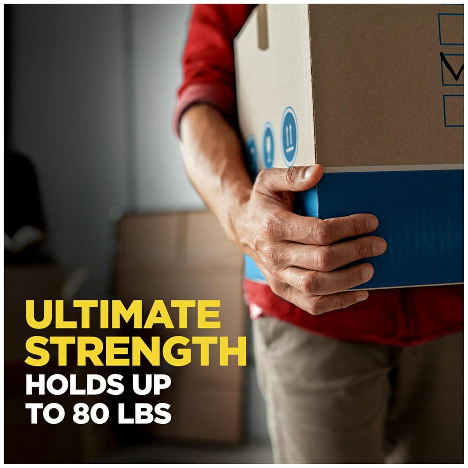 Scotch Heavy Duty Shipping Packing Tape, Clear, Shipping and Packaging Supplies, 1.88 in. x 27.7 yd., 1 Tape Roll with Dispenser 1 Roll - Image 7