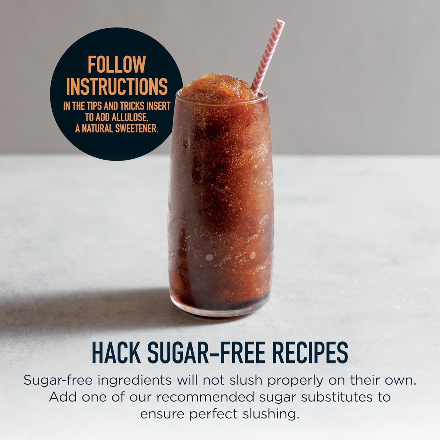 Ninja SLUSHi with RapidChill Technology, 88 oz. Frozen Drink & Slushie Machine, 5 Preset Programs, Margaritas, Frappés, and More, Premium Accents, Black, FS301 - Image 9