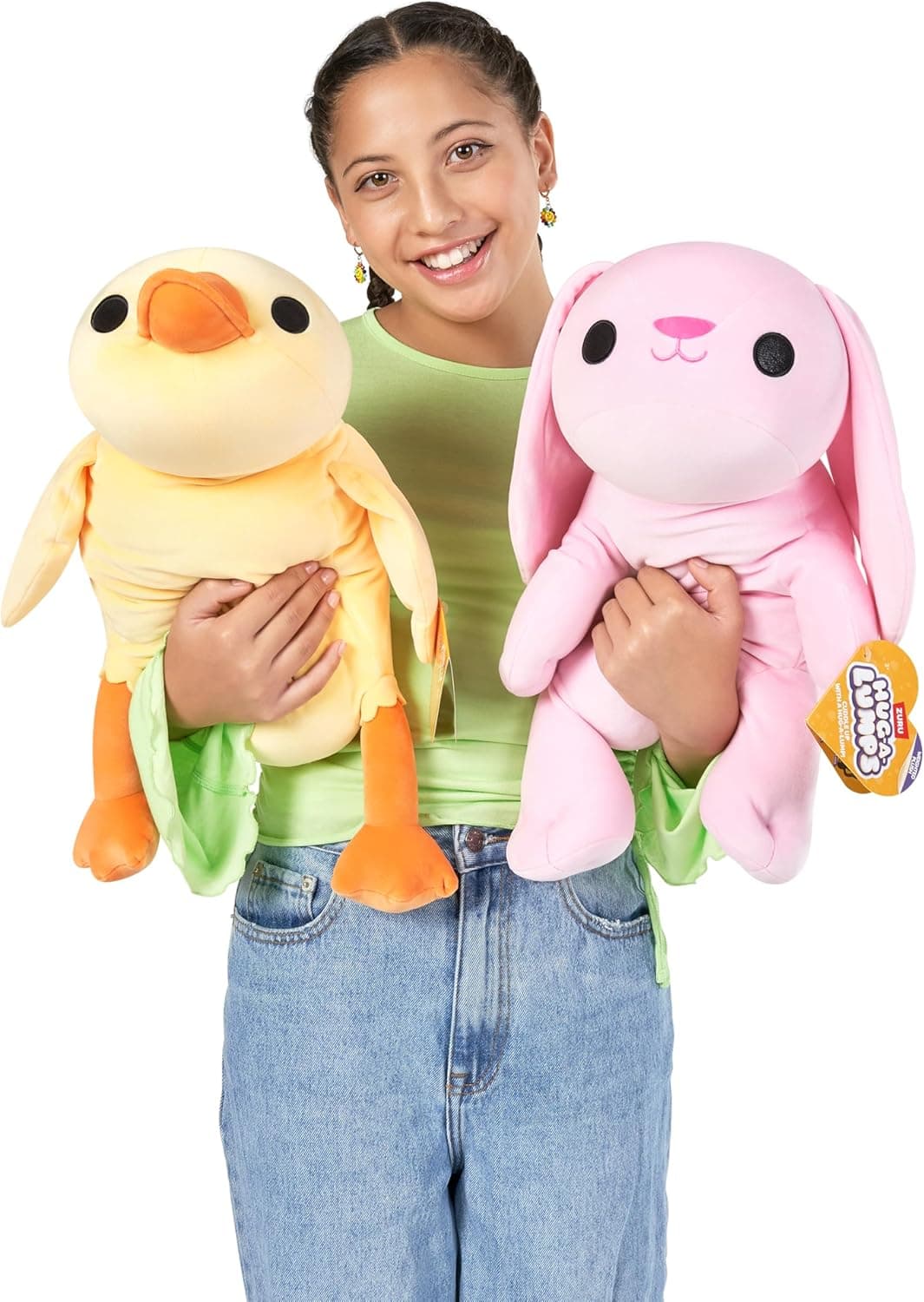 Hug-A-Lumps Dino(Delilah) Weighted Plush 3.3 Lbs, Cuddly, Squishy, Comfort Plush, Anti-Stress by ZURU - Image 7
