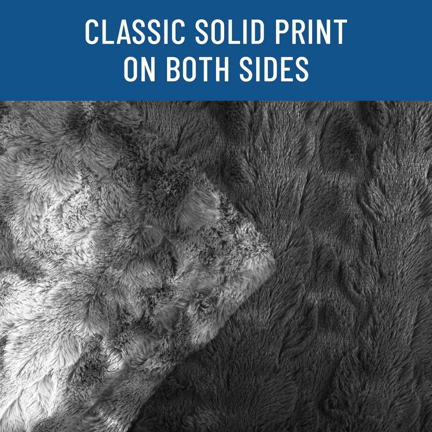 Everlasting Comfort Soft & Comfortable Gray Faux Fur Throw Blanket for Couch - (50"x65") Minky & Fluffy Fall Blankets & Throws, Plush Fuzzy Cover for Bed, Sofa & Living Room - Cozy Home Decor - Image 4