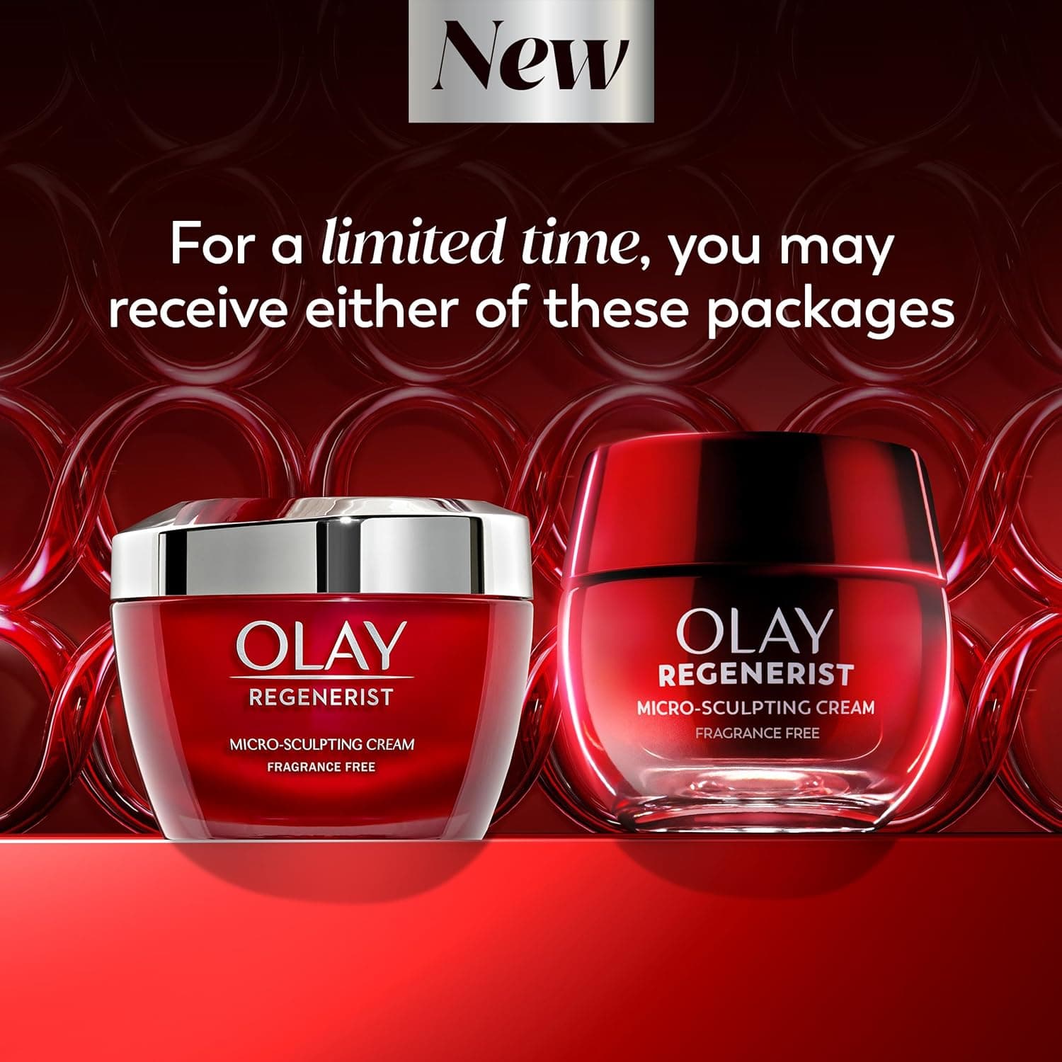 Olay Face Moisturizer, Regenerist Micro-Sculpting Cream for Women, Fragrance-Free - Anti-Aging, Anti-Wrinkle, Firming Skin Care - Triple Collagen Cream, Peptide, Hyaluronic Acid, Niacinamide, 1.7oz Fragrance-Free 1.7 Ounce (Pack of 1) - Image 2
