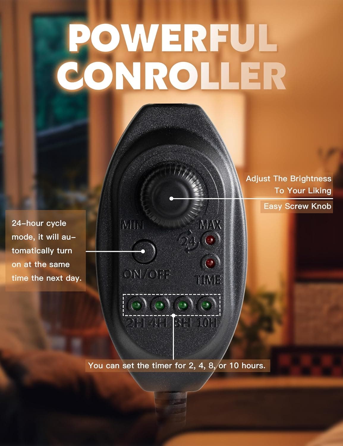 Candle Warmer Lamp with Timer Dimmable, Birthday Gifts for Women Mom, House Warming Gifts New Home Decor, Wax Melt Warmer for Jar Candles with 2 Bulbs Black - Image 9