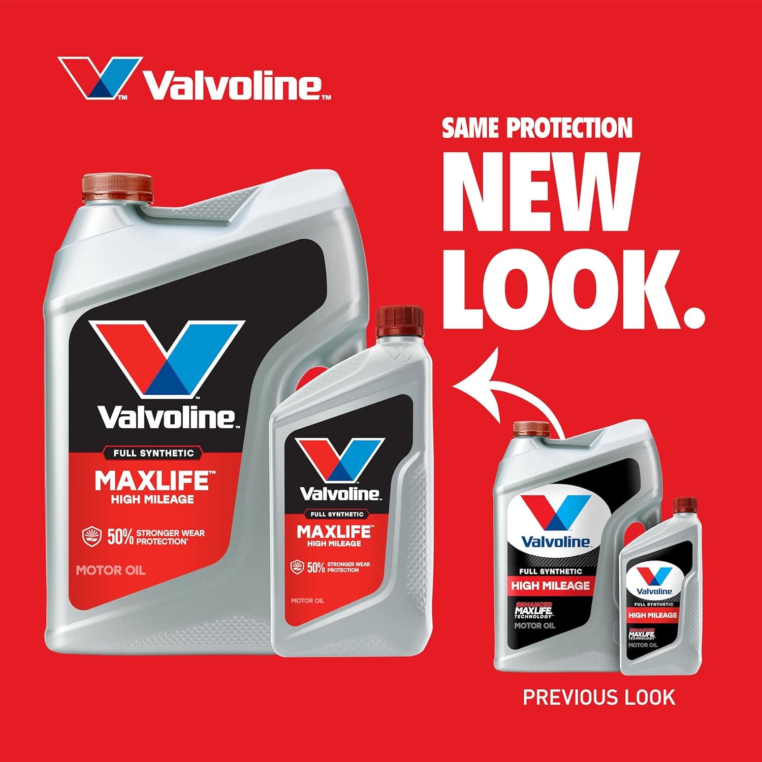 Valvoline MaxLife High Mileage Full Synthetic 5W-20 Motor Oil 5 Quart Full Synthetic High Mileage 5 qt (Pack of 1) 5W-20 - Image 3