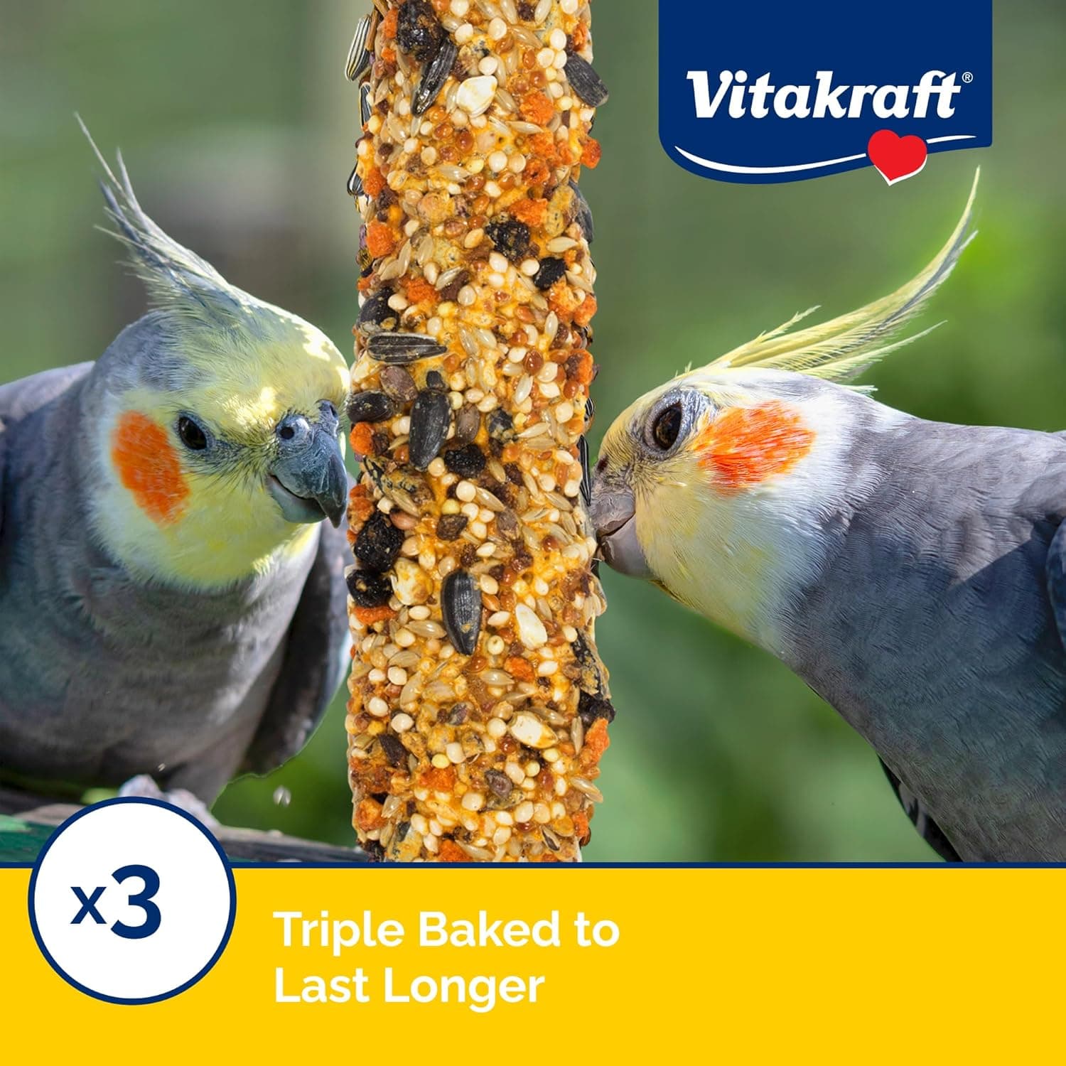 Vitakraft Crunch Sticks Cockatiel Treat - Apricot and Peach - Pet Bird Treat Toy, 3.5 oz - Image 6