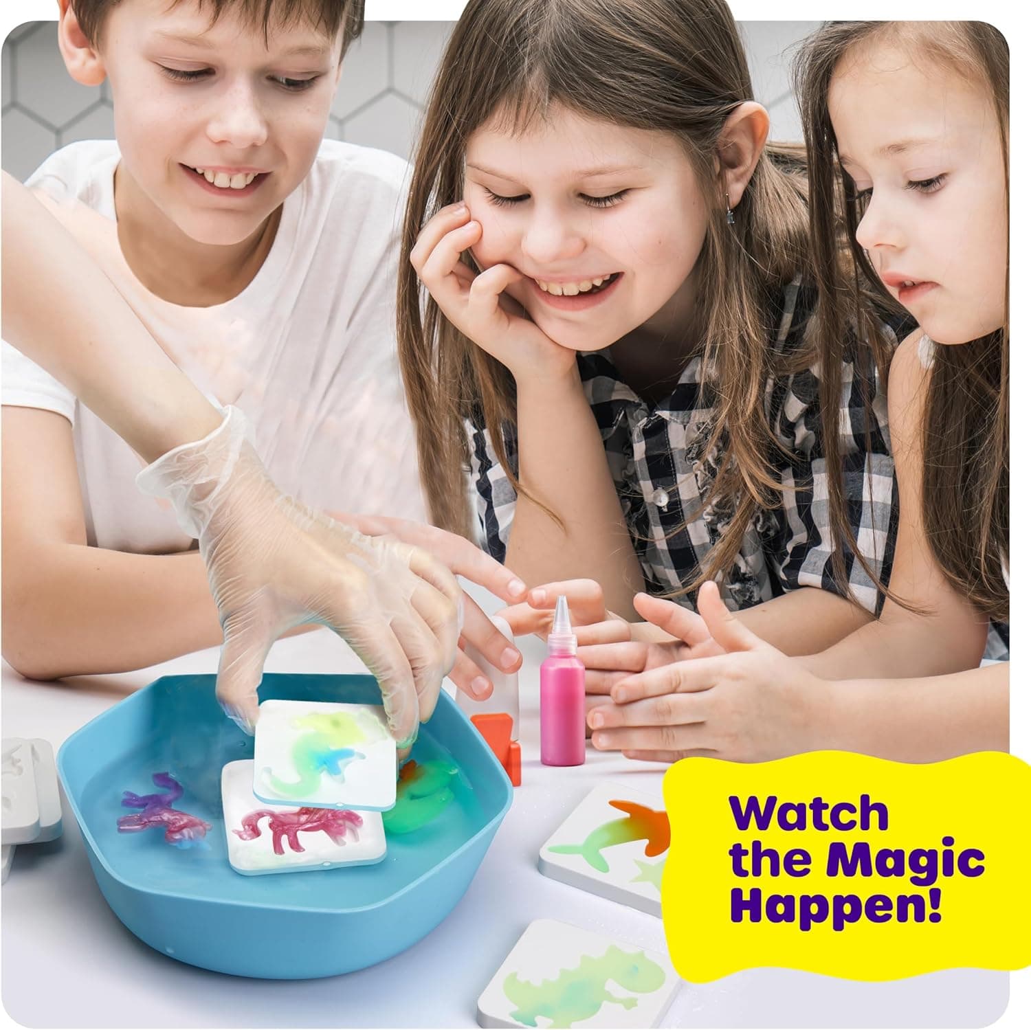 Dan&Darci Aqua Fairy Water Gel Kit for Kids - Magic Elf Toy Kits - Waters Pets - DIY Squishy Maker Set - Craft for Kids - Make Your Own Squishies Toys Crafts for Boys & Girls Multi-colored - Image 7