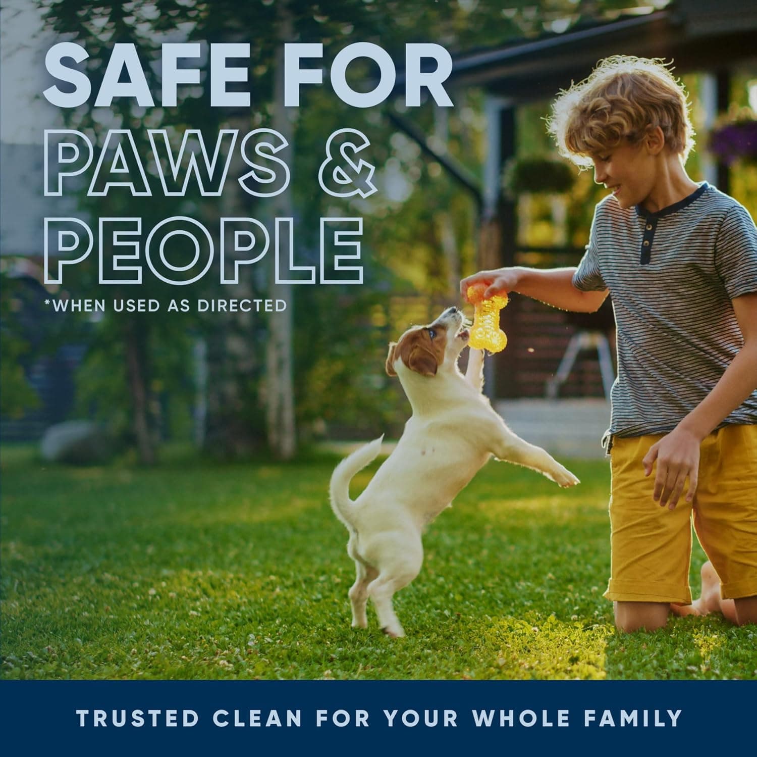 Eco Strong Outdoor Odor Eliminator | Outside Dog Urine Enzyme Cleaner – Powerful Pet, Cat, Animal Scent Deodorizer | Professional Strength for Yard, Turf, Kennels, Patios, Decks (Gallon with Sprayer) 128 oz w Multi-use Sprayer - Image 9