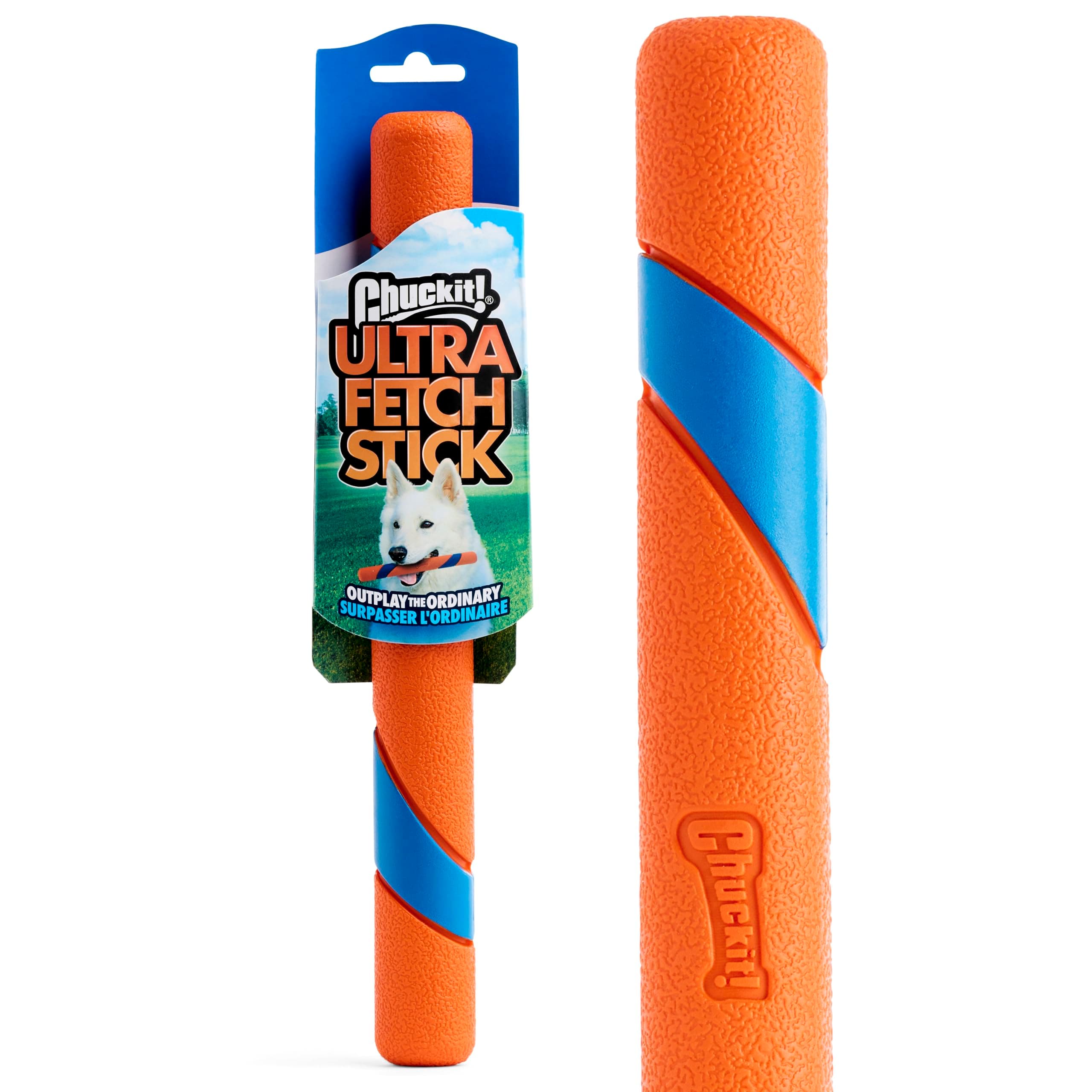 Chuckit! Interactive Dog Toy Ultra Fetch Stick - 12 Inch Outdoor Dog Toy for All Breed Sizes Ultra Fetch Pack of 1