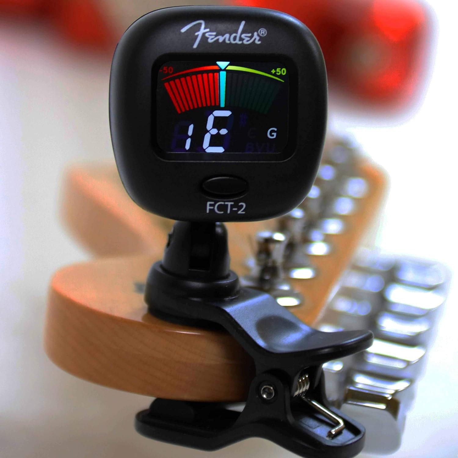 Fender FCT-2 Professional Clip-On Tuner - Image 7