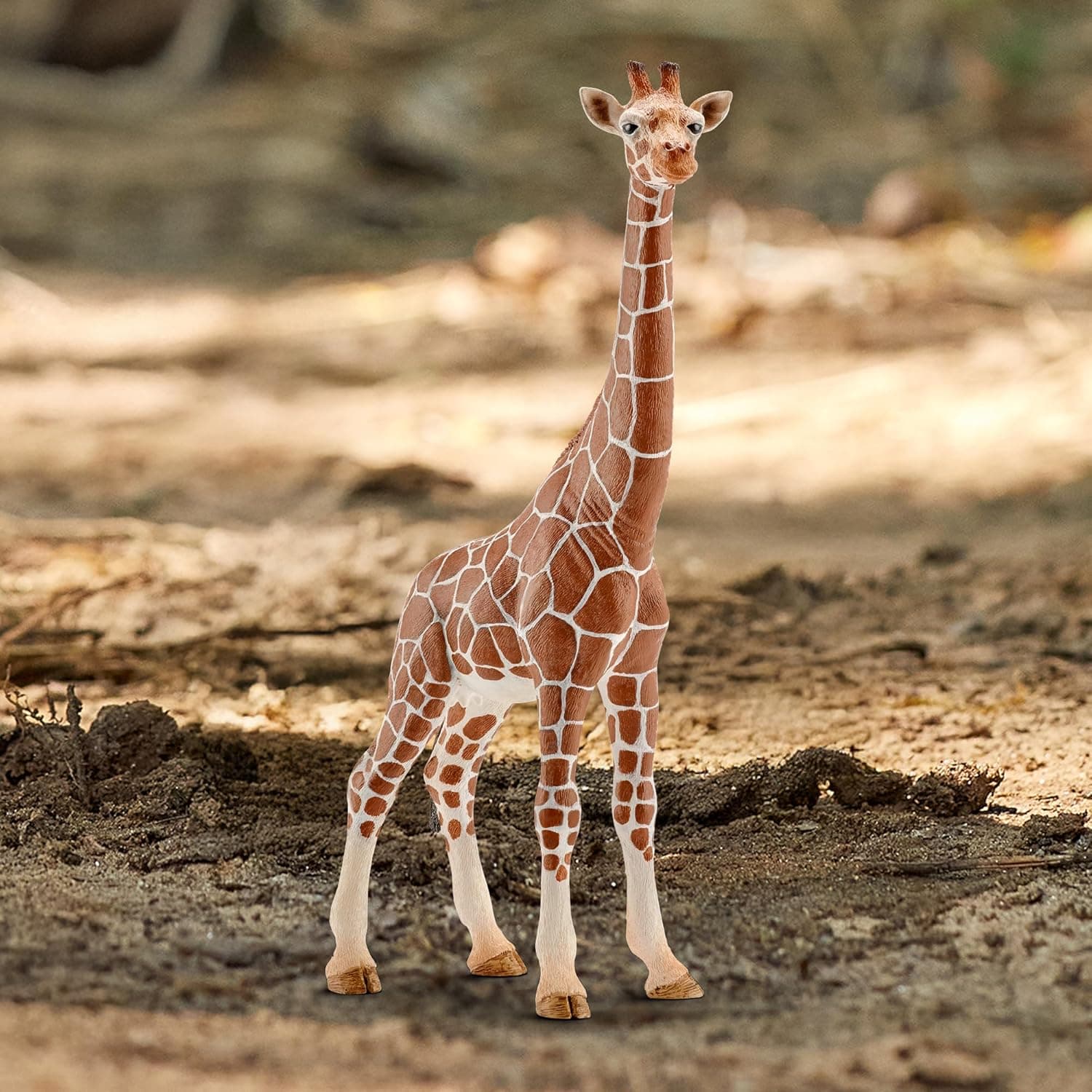 Schleich Wild Life Realistic Female Giraffe Animal Figurine - Authentic Detailed Wild Female Giraffe Toy for Boys and Girls Education Imagination and Play, Highly Durable Gift for Kids Ages 3+ - Image 8