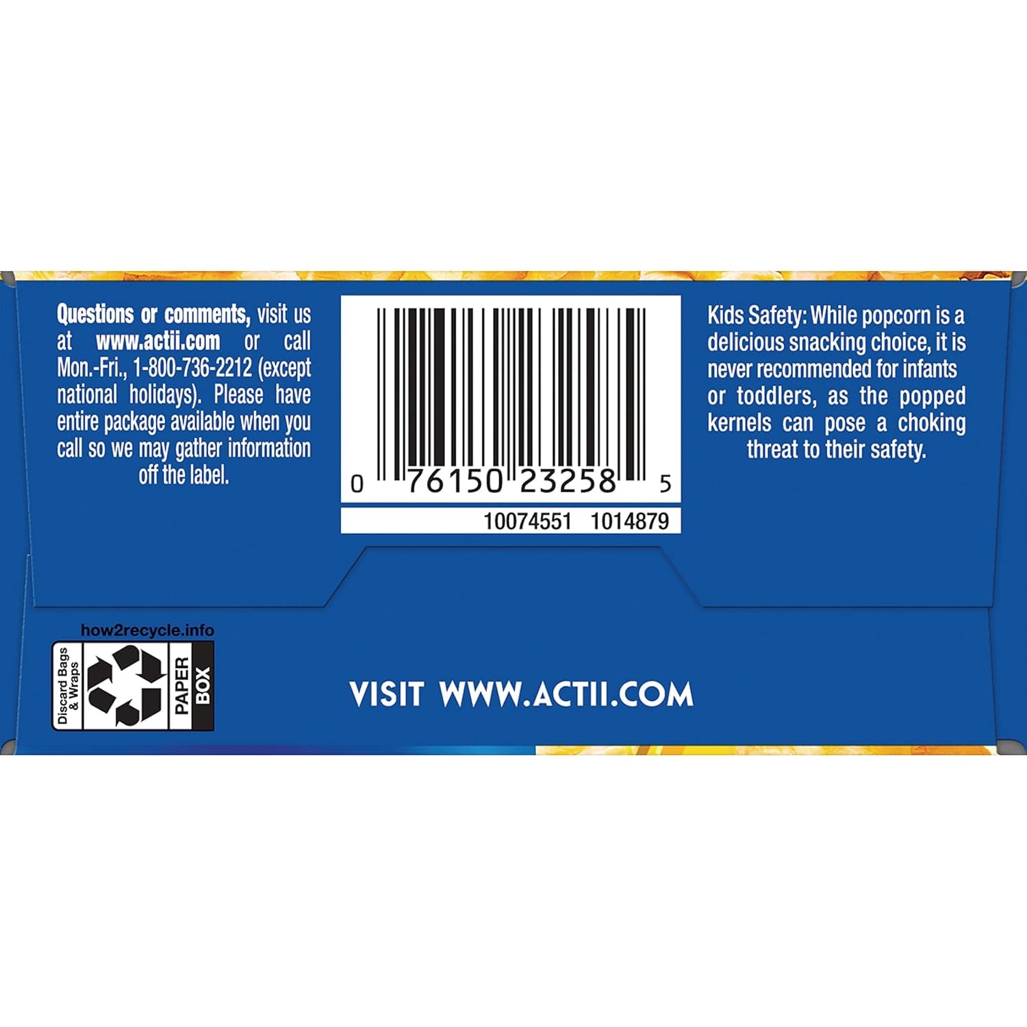 Act II Butter Lovers Microwave Popcorn, Movie Night Supplies, 2.75 oz., 3-Count Bags Butter 8.25 Ounce (Pack of 1) - Image 9