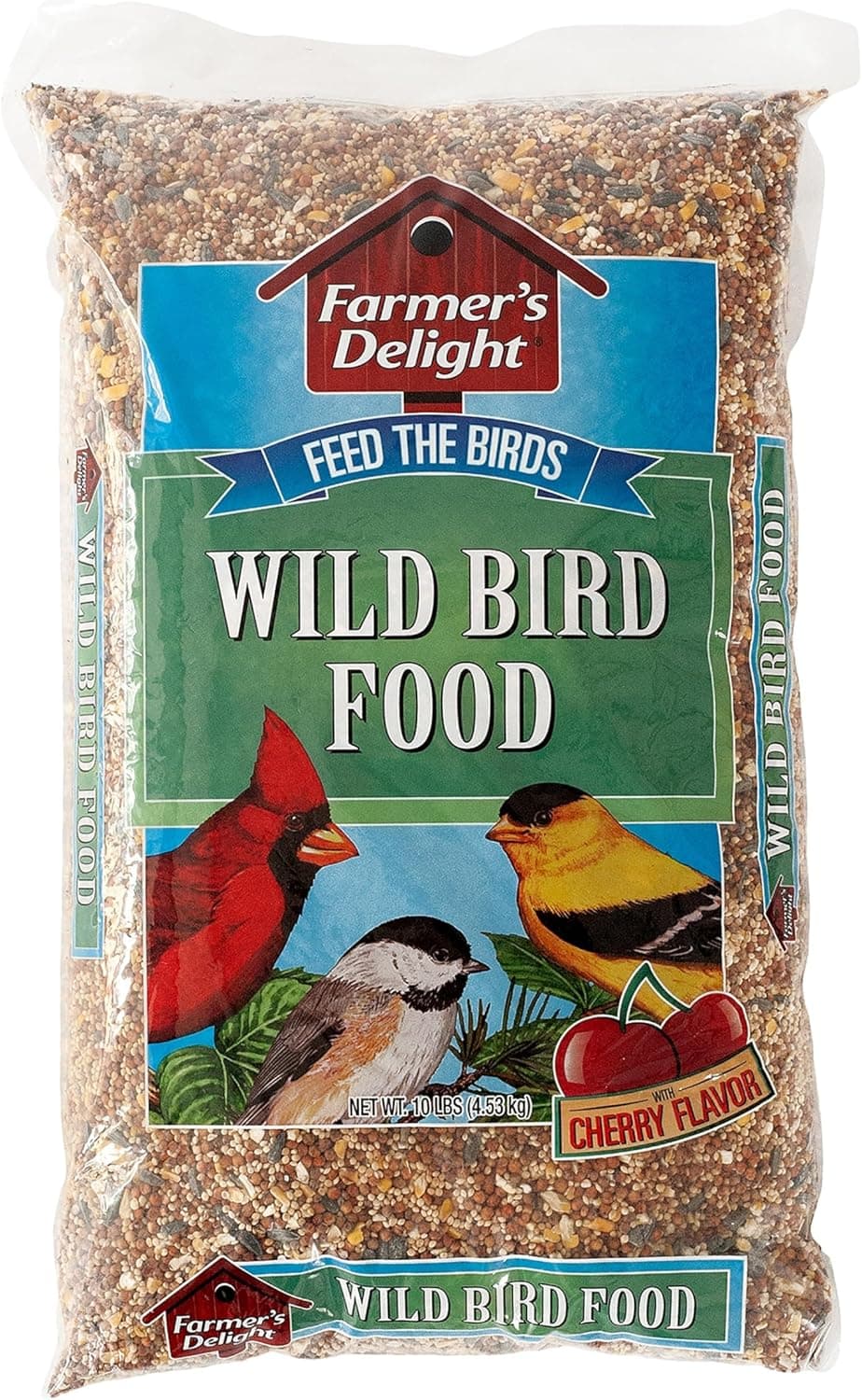 Wagner's 53002 Farmer's Delight Wild Bird Food with Cherry Flavor, 10-Pound Bag - Image 2