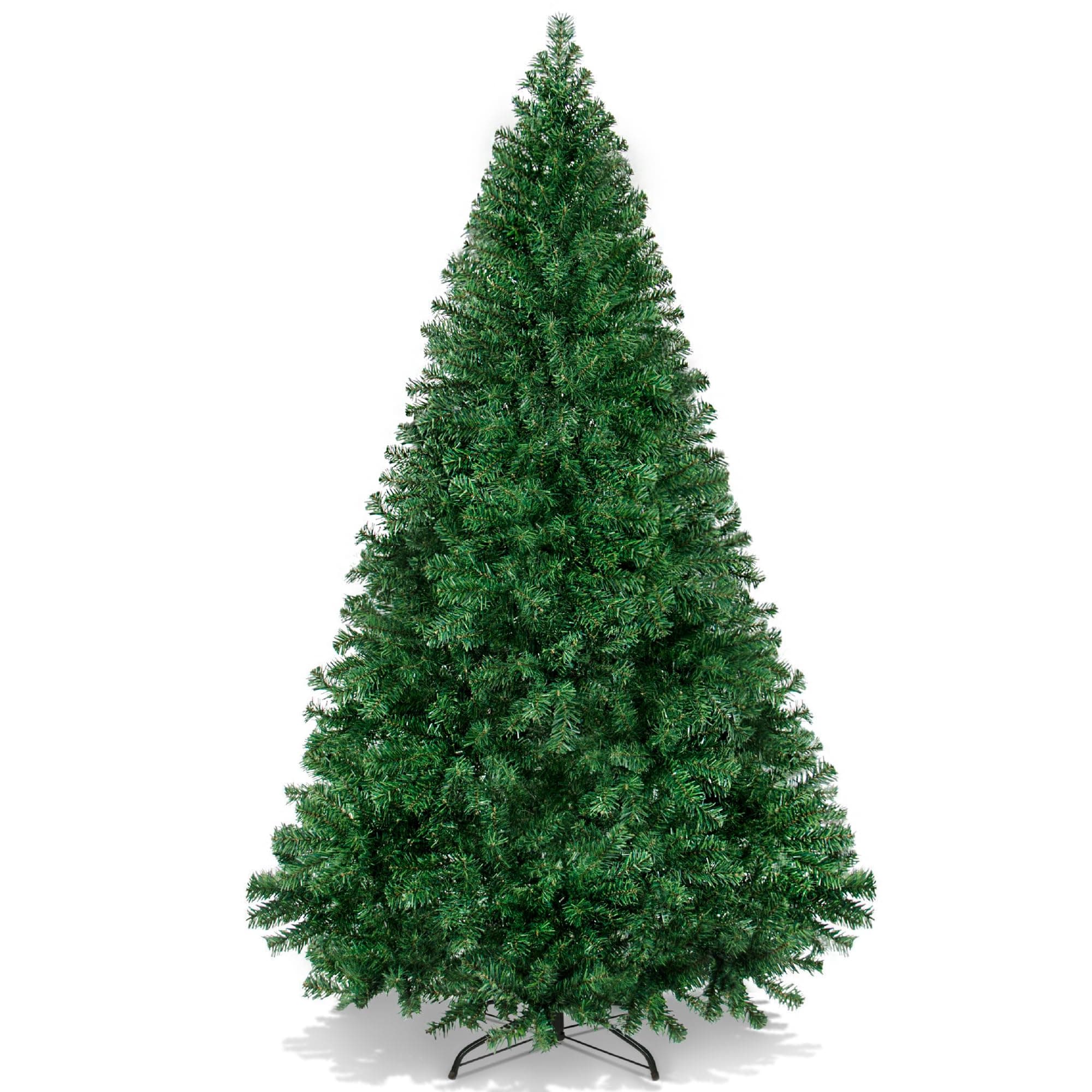 Best Choice Products Artificial Christmas Tree, 7.5ft Premium Unlit Pine Design, Dense Branches Realistic Holiday Décor​ w/Easy Assembly - Green 7.5ft Green