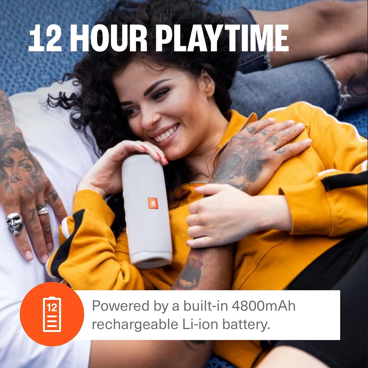 JBL FLIP 5, Waterproof Portable Bluetooth Speaker, Black, Small Flip 5 Black - Image 4