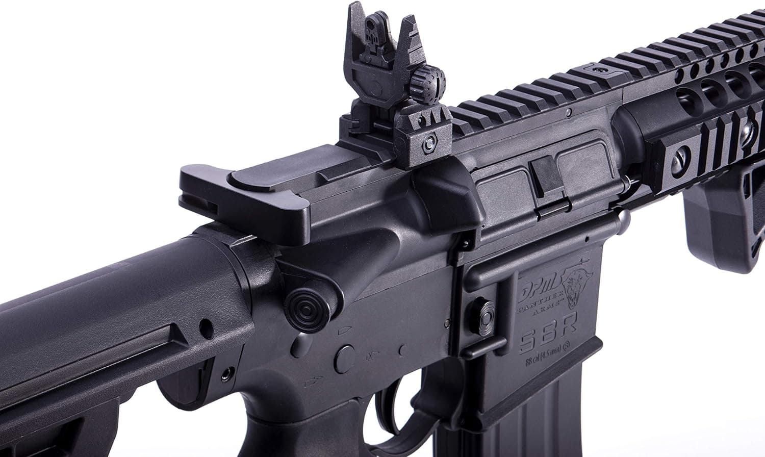 DPMS Full Auto SBR CO2-Powered BB Air Gun with Dual Action Capability Black - Image 7